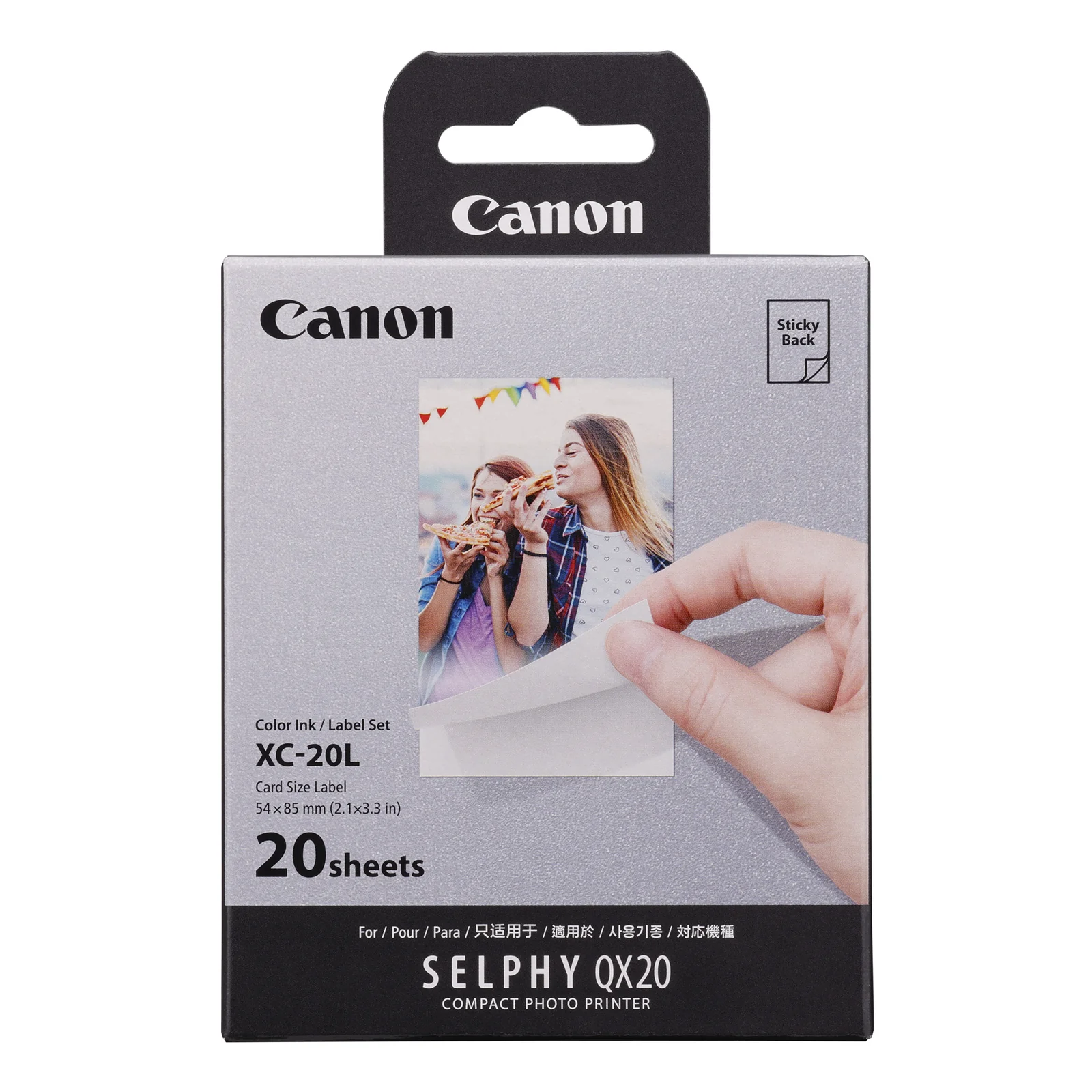 XC-20L kit encre et papier 20 feuilles SELPHY QX20