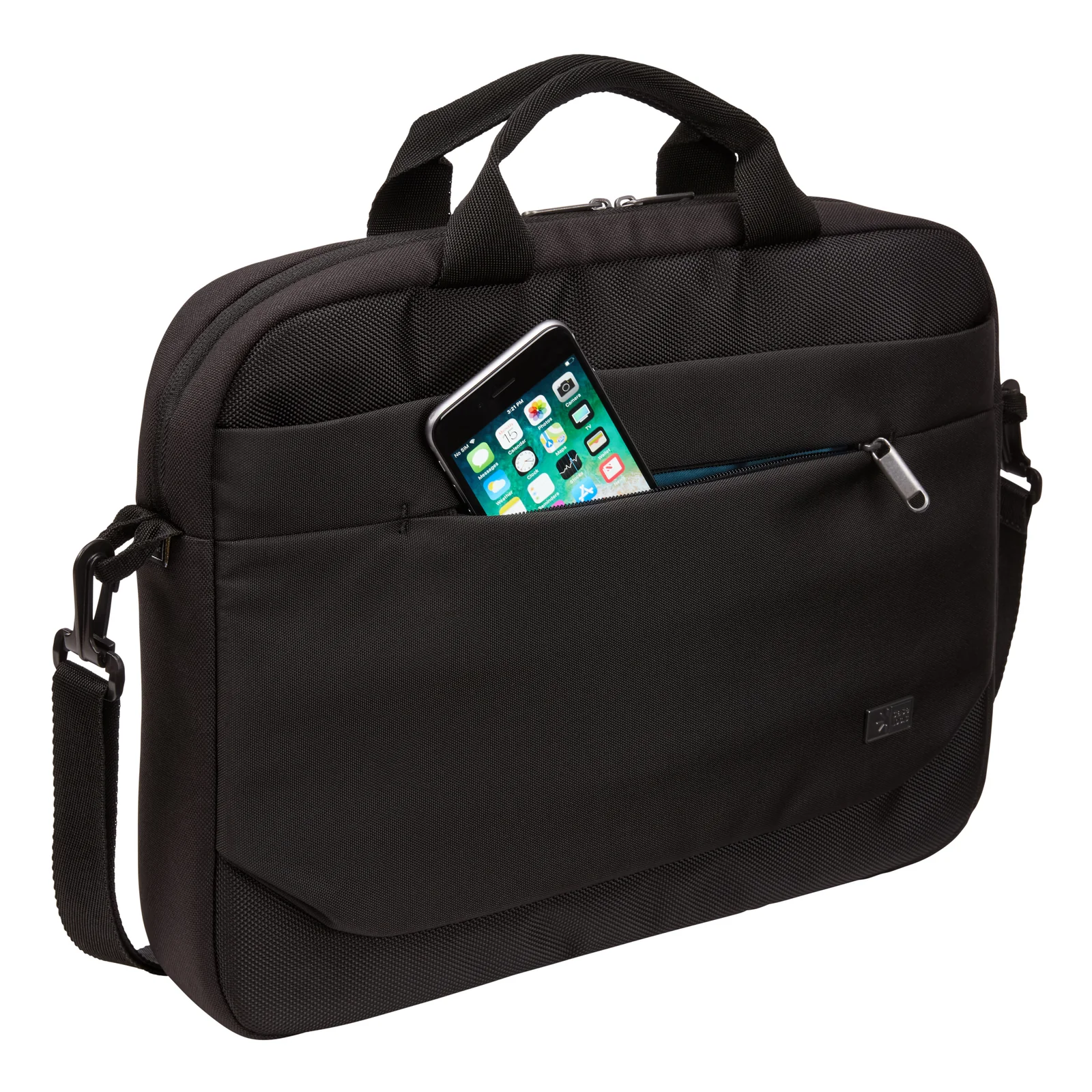 Case Logic Advantage ADVA-114 Black 35,6 cm (14") Sac Messenger Noir