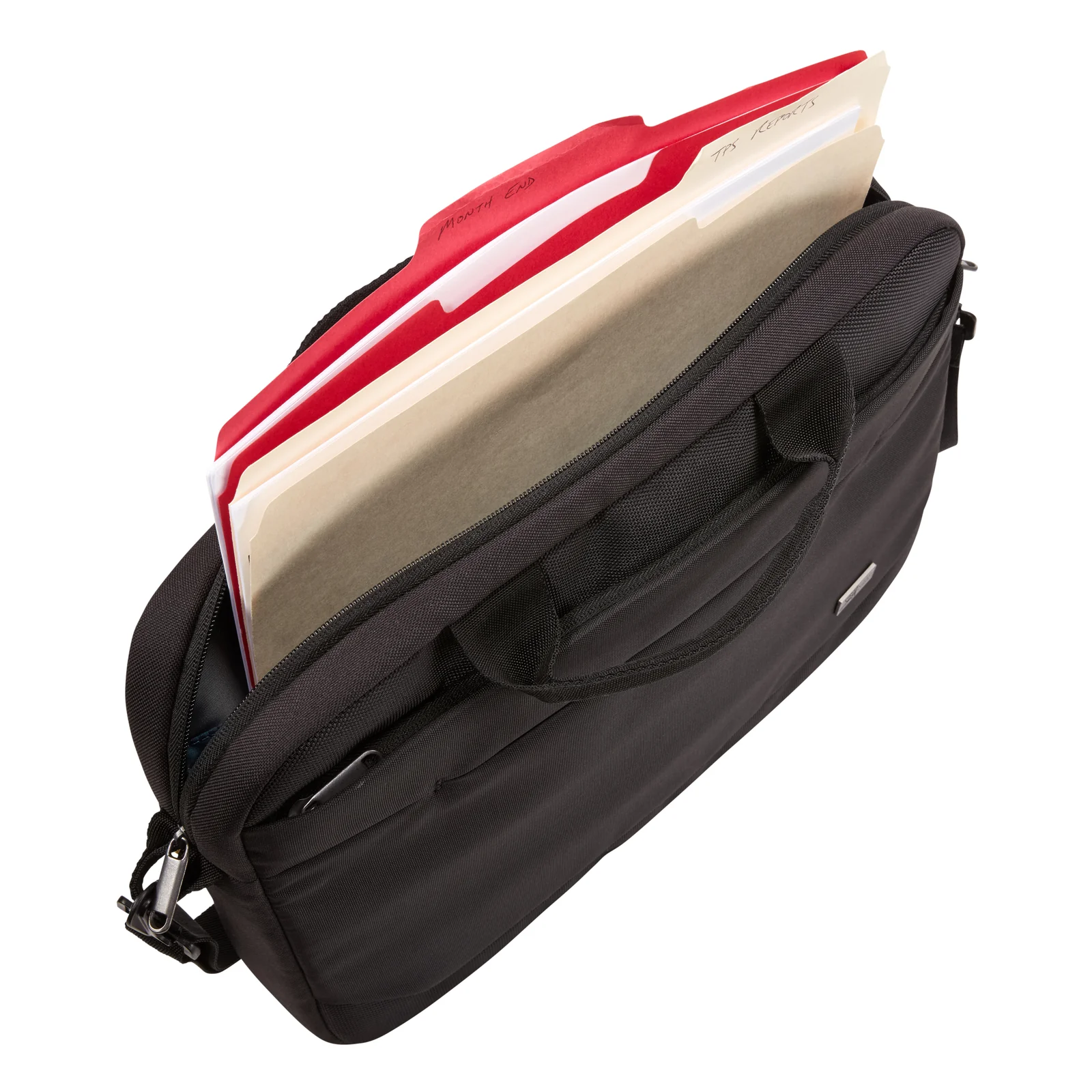 Case Logic Advantage ADVA-114 Black 35,6 cm (14") Sac Messenger Noir