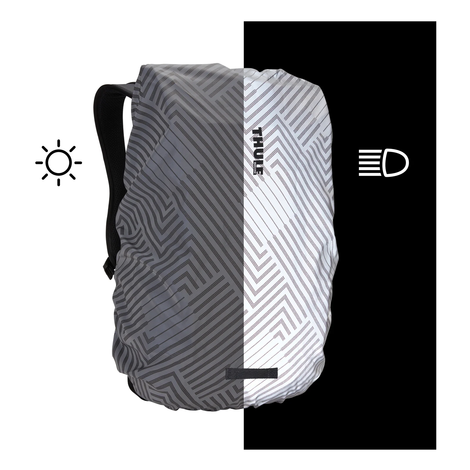 Thule Paramount TPRC130 - Silver Housse de protection anti-pluie pour sac à dos Argent Nylon 30 L