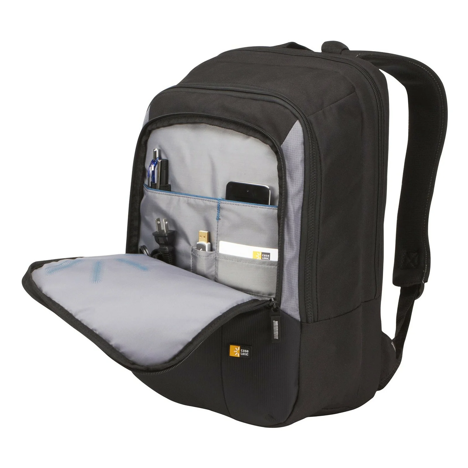 Case Logic VNB-217 Black 43,2 cm (17") Étui sac à dos Noir