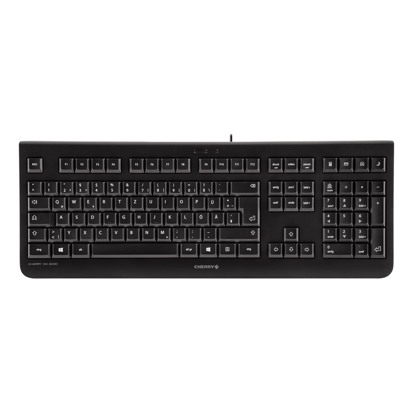 CHERRY DC 2000 clavier Souris incluse Universel USB Espagnole Noir