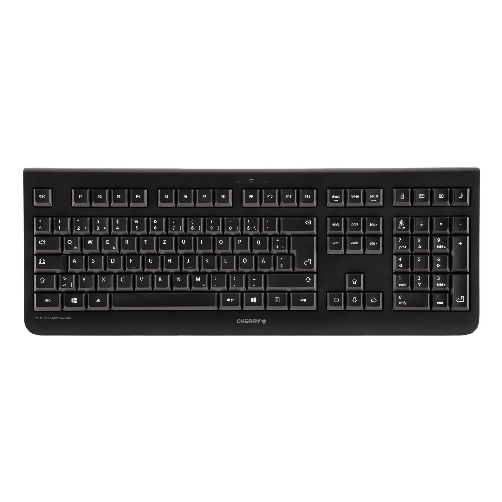 CHERRY DW 3000 clavier Souris incluse Universel RF sans fil AZERTY Belge Noir
