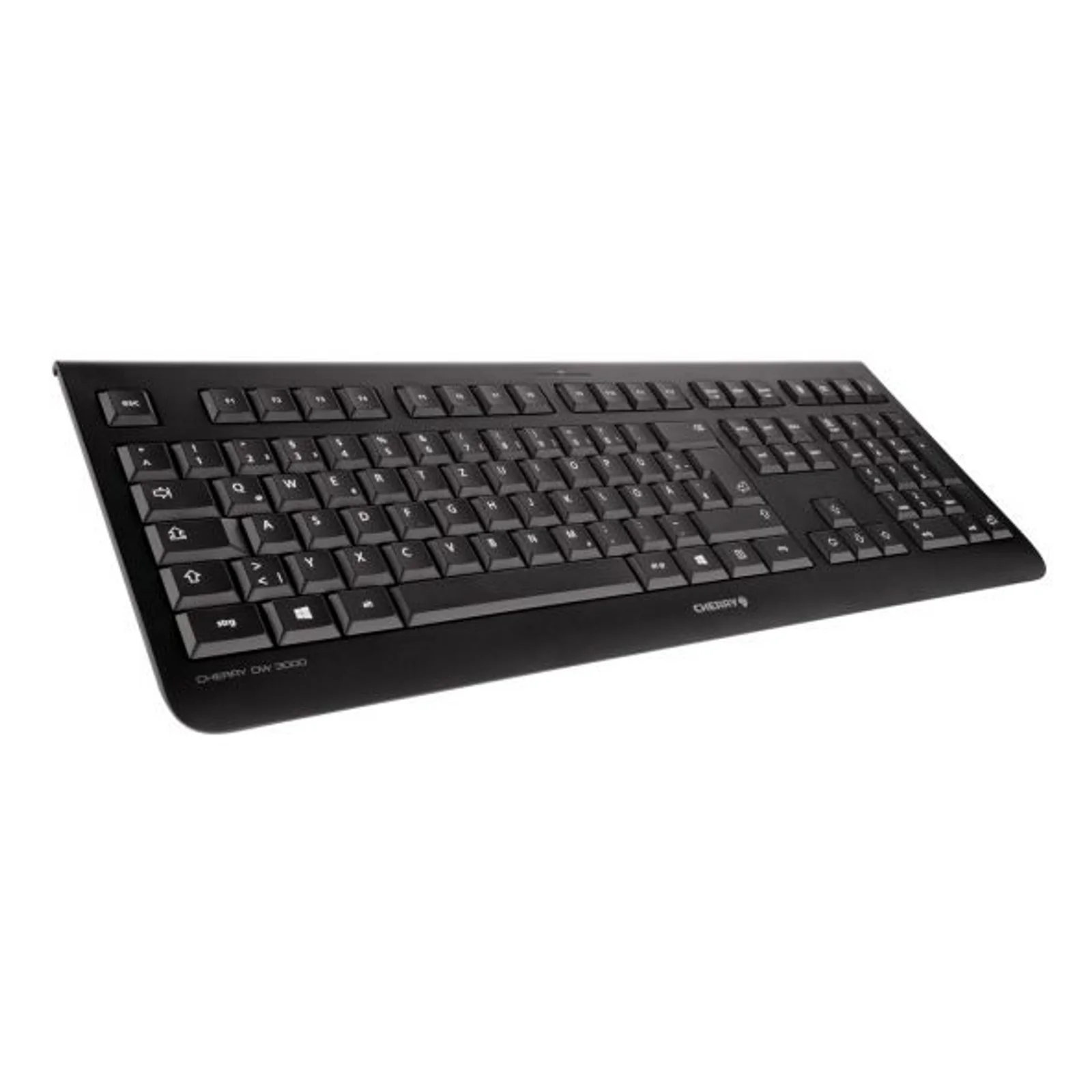 CHERRY DW 3000 clavier Souris incluse Universel RF sans fil QWERTY Anglais américain Noir