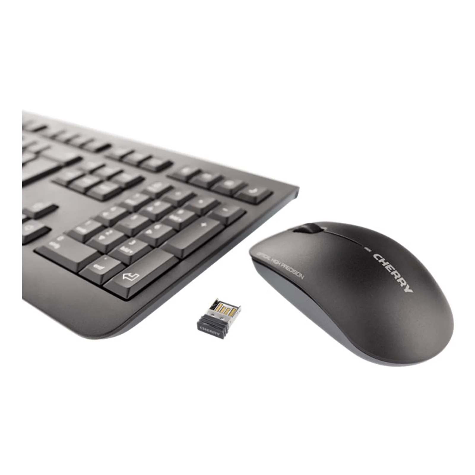 CHERRY DW 3000 Ensemble Clavier & Souris sans fil, noir, USB, AZERTY - FR