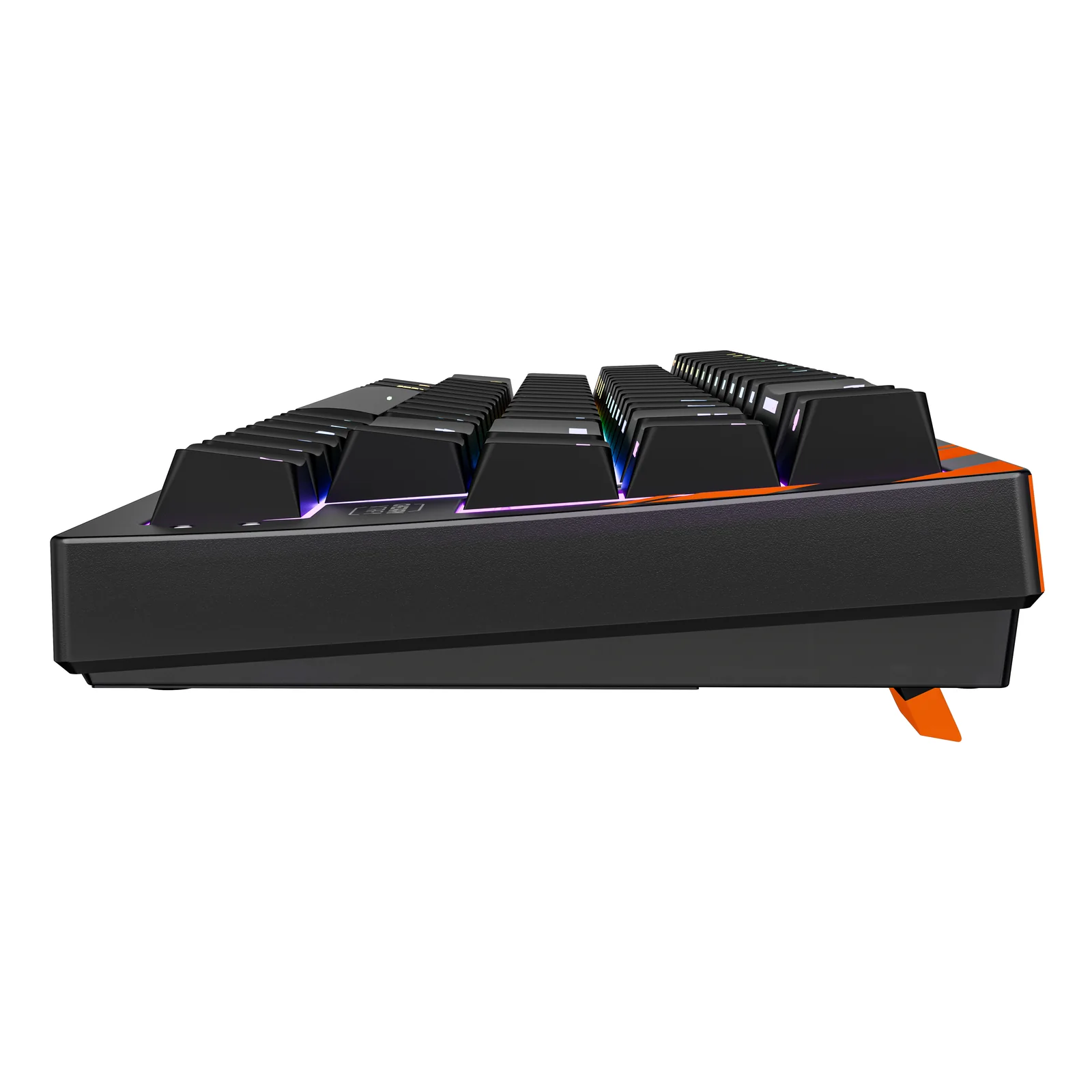 CHERRY K5 PRO TMR COMPACT clavier Gaming USB QWERTY Nordique Noir, Orange