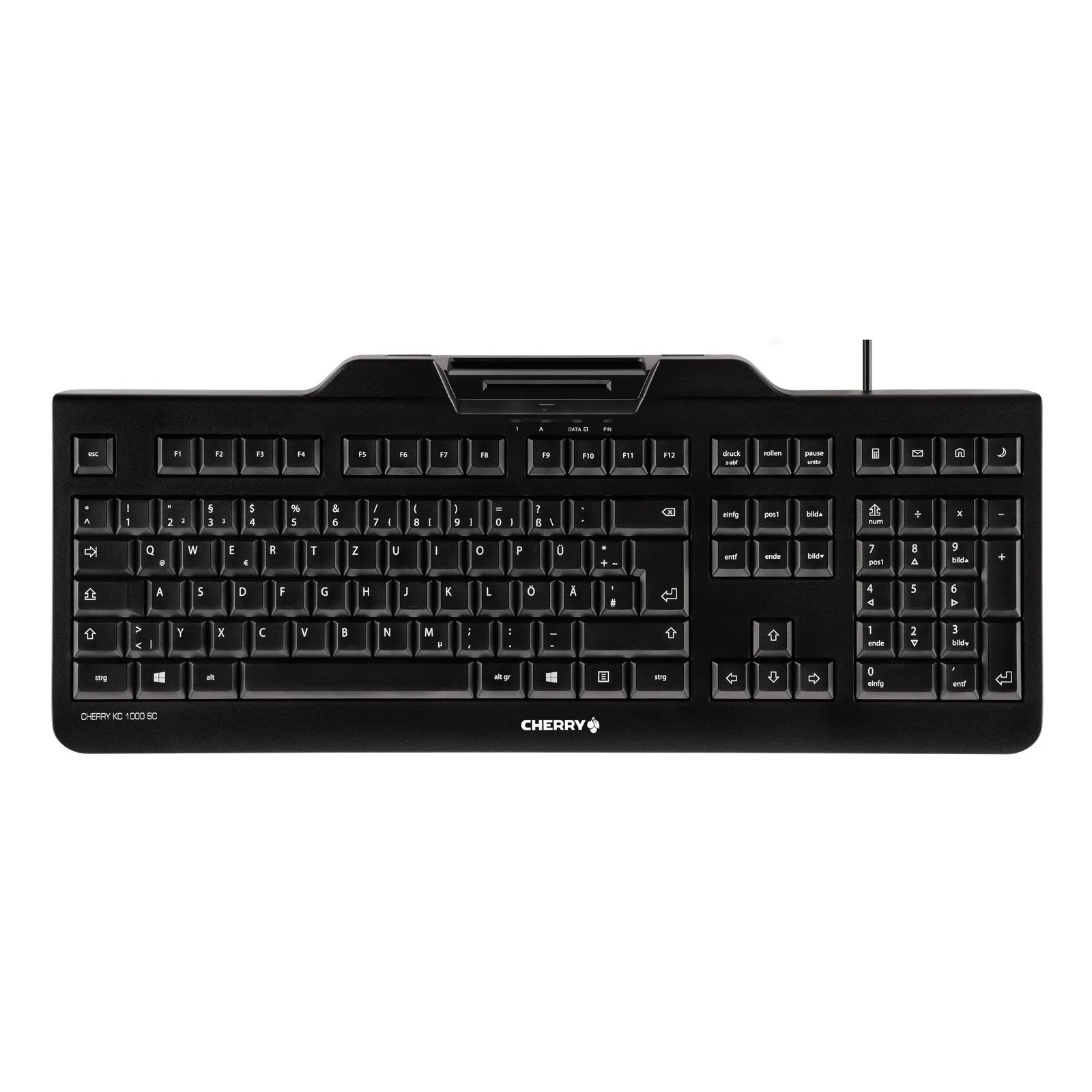 KC 1000 SC clavier Bureau USB QWERTY Anglais américain Noir