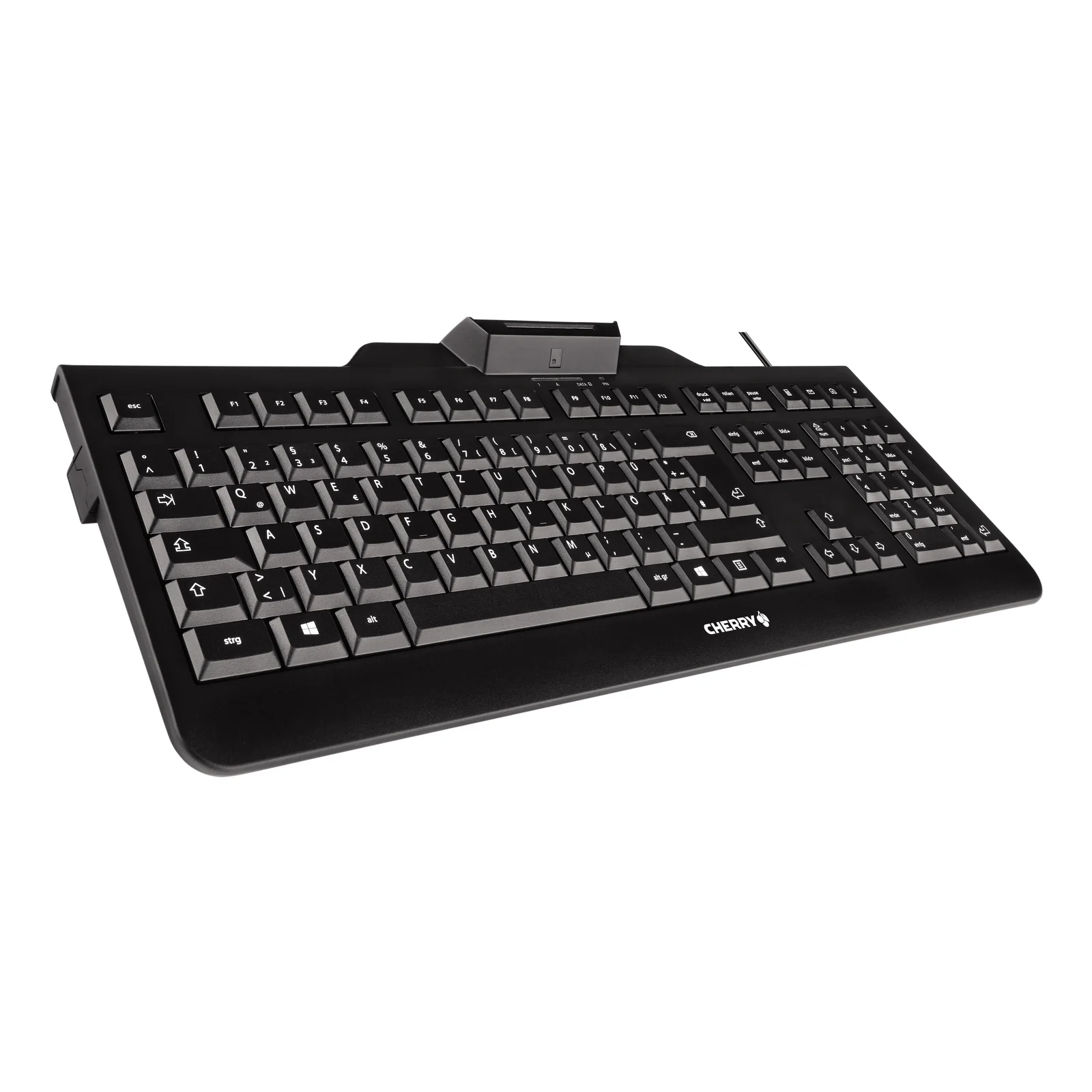 CHERRY KC 1000 SC clavier Bureau USB QWERTY Anglais américain Noir