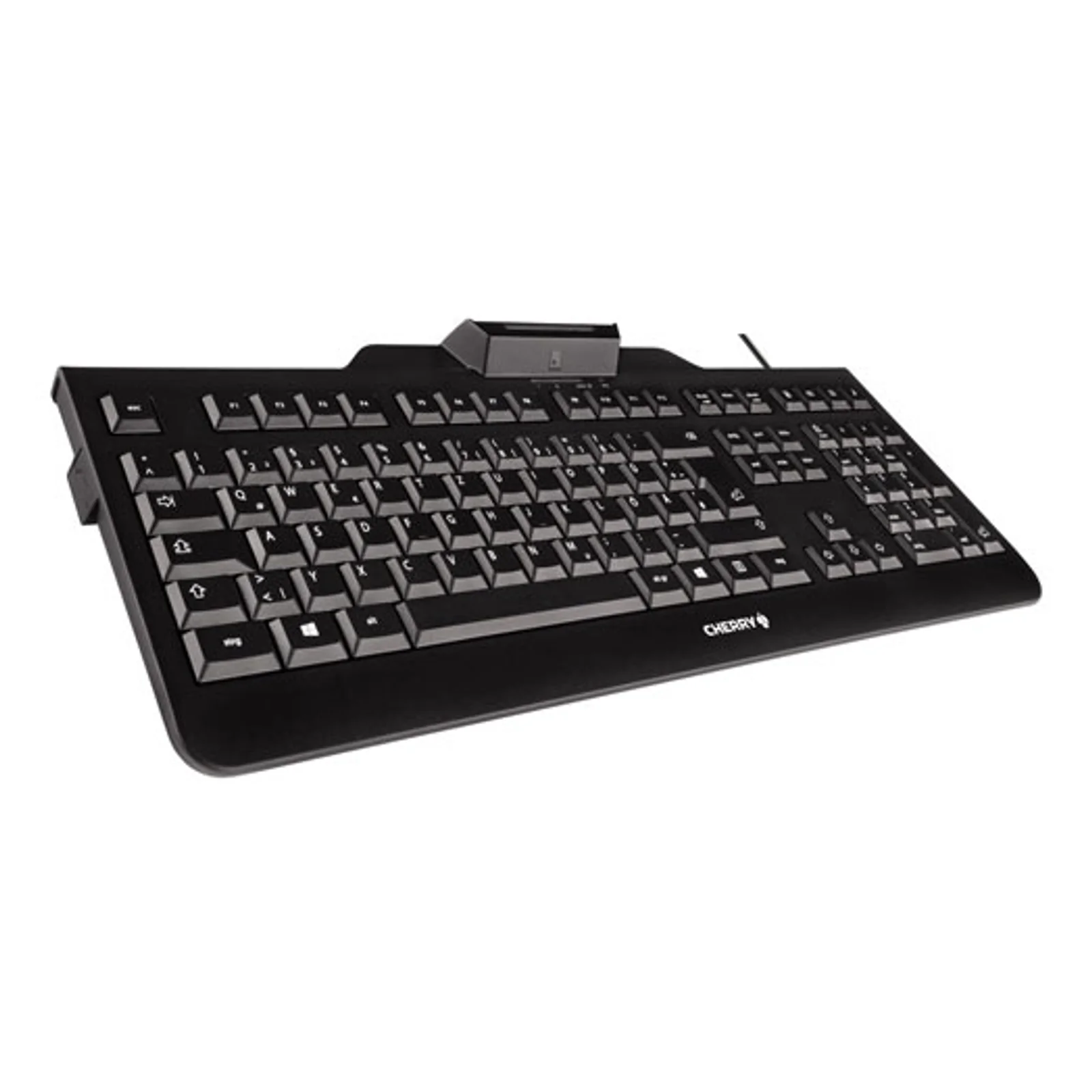 CHERRY KC 1000 SC clavier USB QWERTZ Suisse Noir