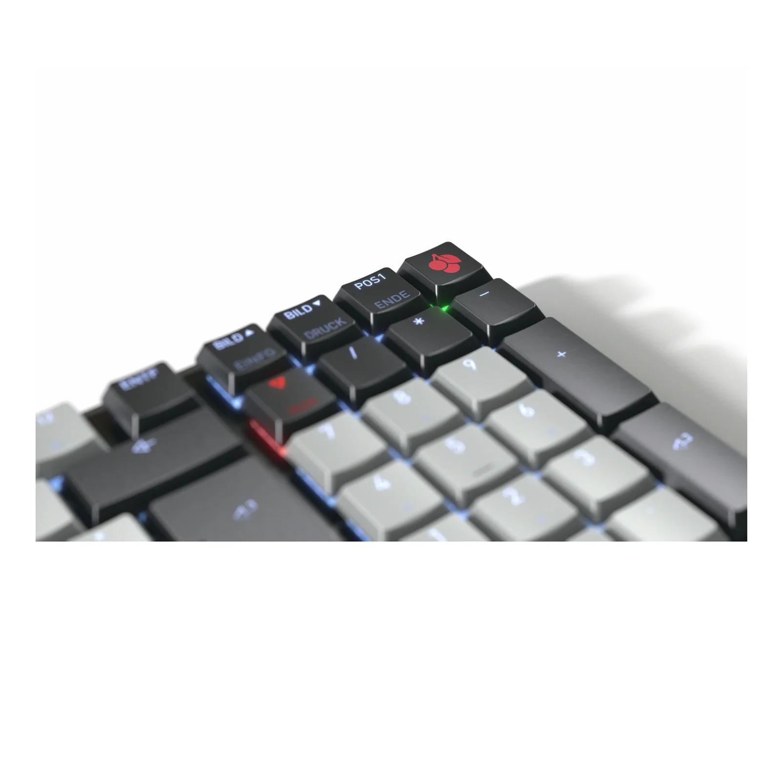 CHERRY KW 550 MX LP clavier maison/bureau USB + Bluetooth QZERTY Anglais américain Noir