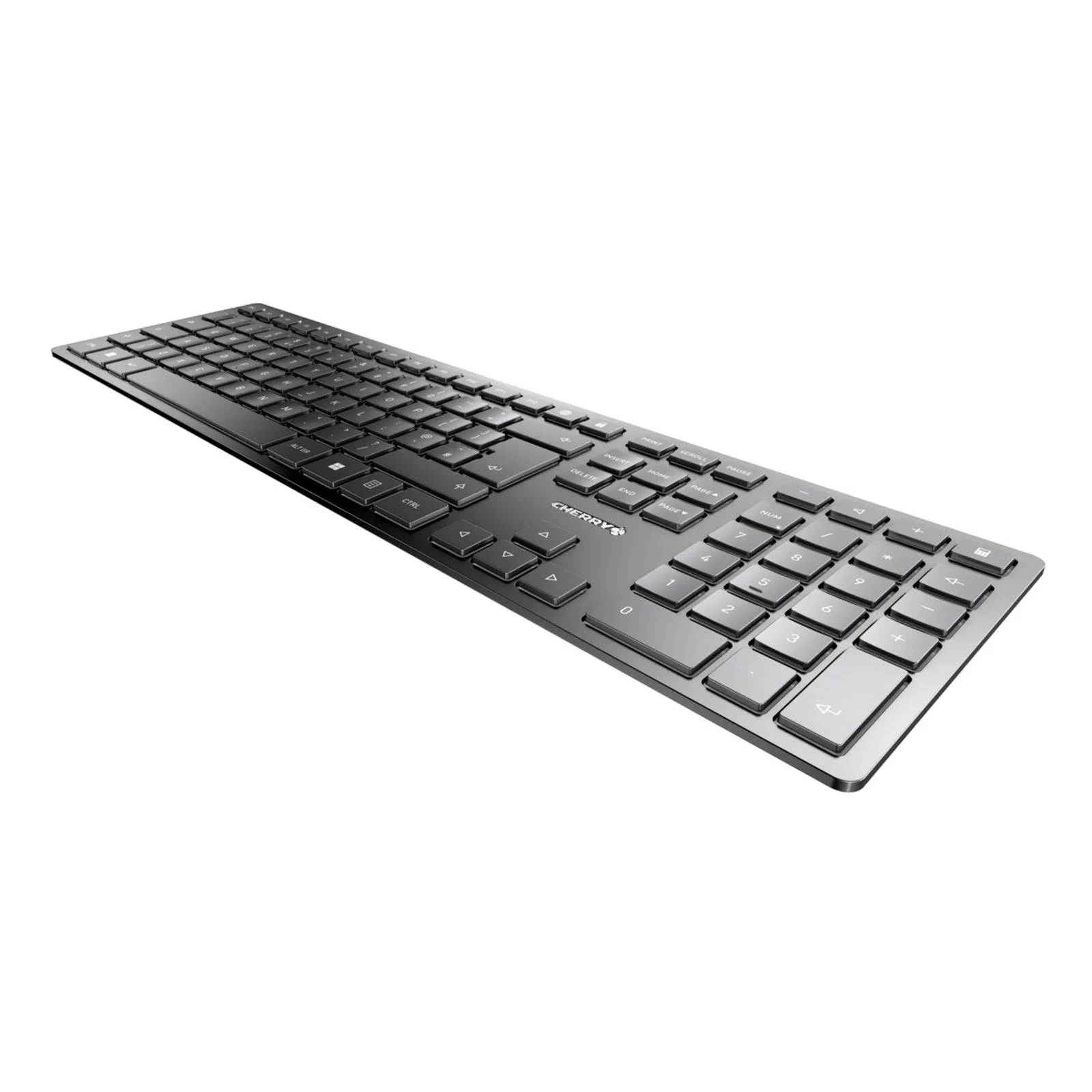 CHERRY KW 9100 SLIM clavier Universel RF sans fil + Bluetooth QWERTY Anglais britannique Noir