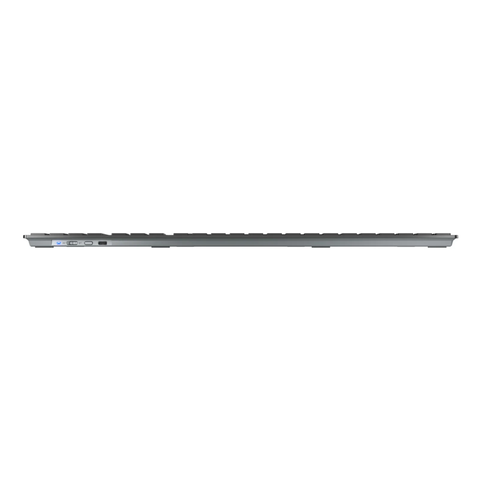 CHERRY KW 9100 SLIM clavier Universel RF sans fil + Bluetooth QWERTY Portuguais Noir, Gris