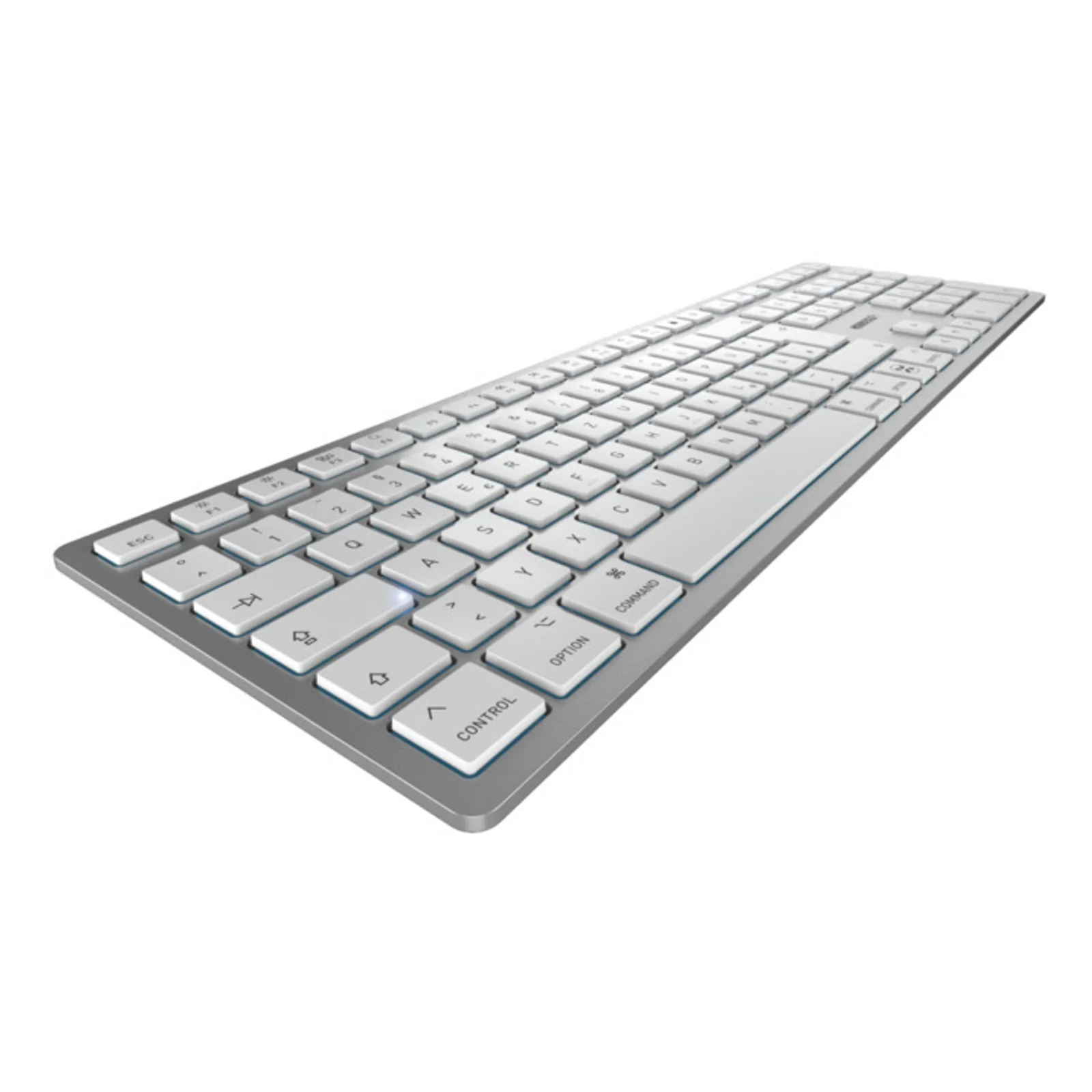 CHERRY KW 9100 SLIM FOR MAC clavier Universel USB + Bluetooth QWERTZ Allemand Argent