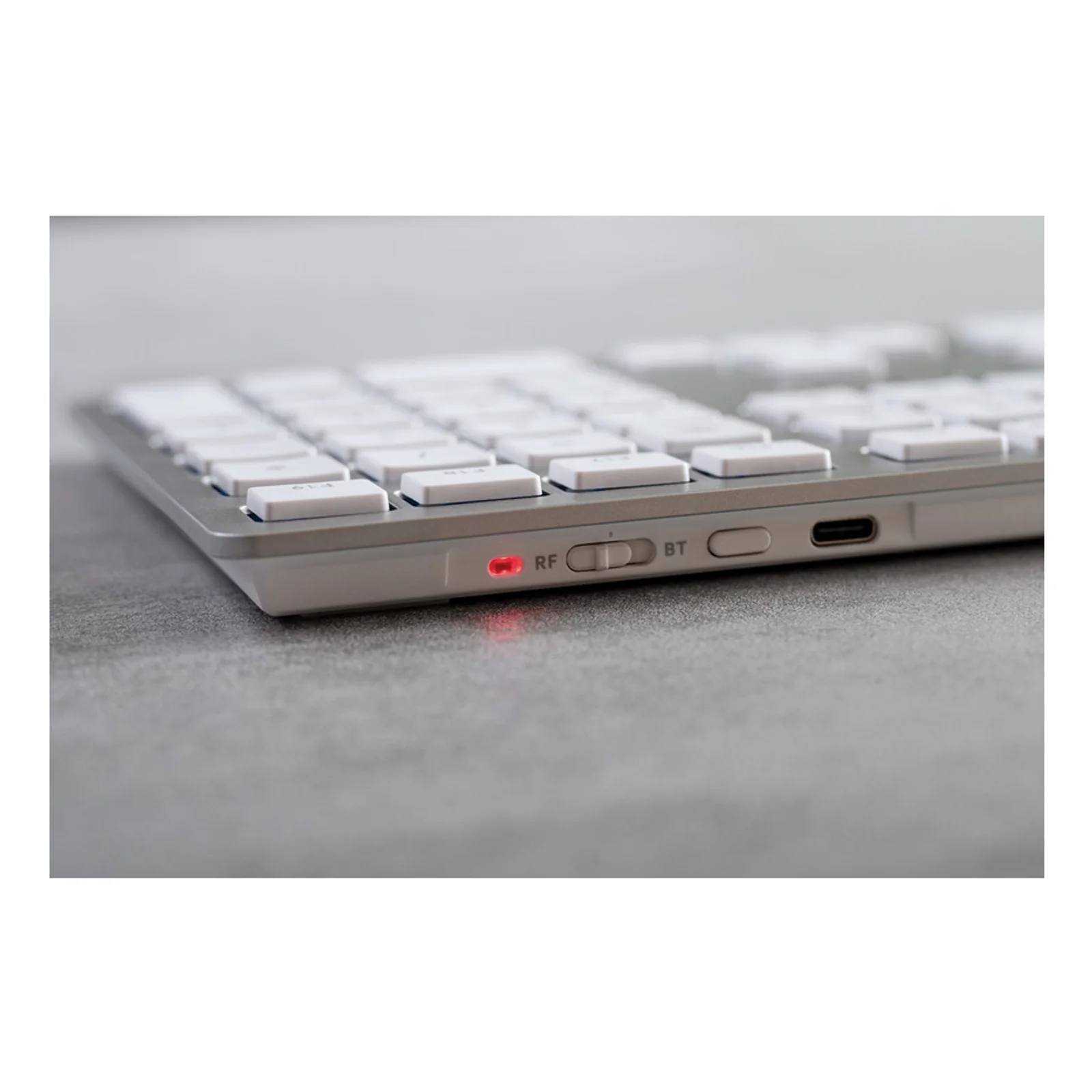 CHERRY KW 9100 SLIM FOR MAC clavier Universel USB + Bluetooth QWERTZ Allemand Argent