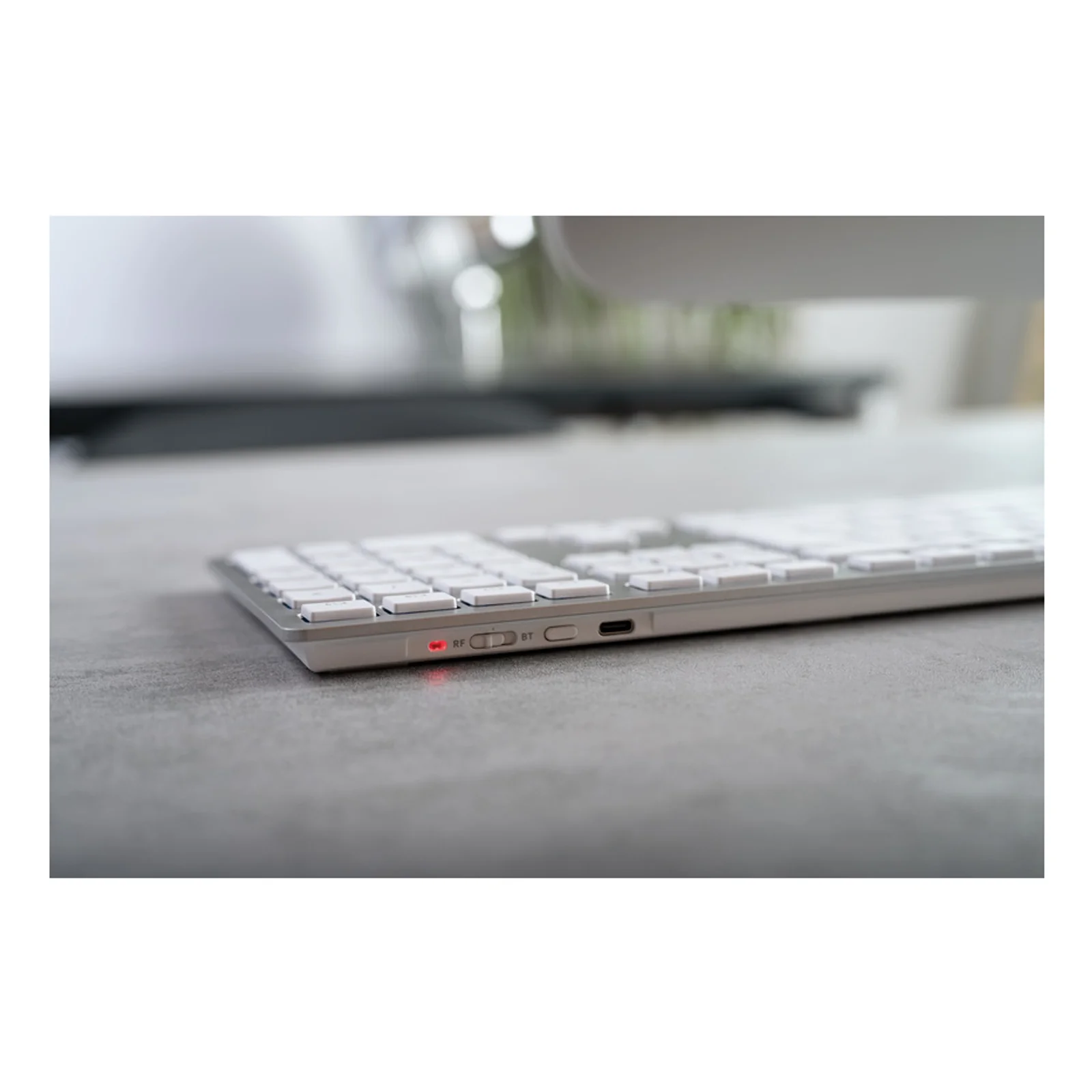 CHERRY KW 9100 SLIM FOR MAC clavier Universel USB + Bluetooth QWERTZ Allemand Argent