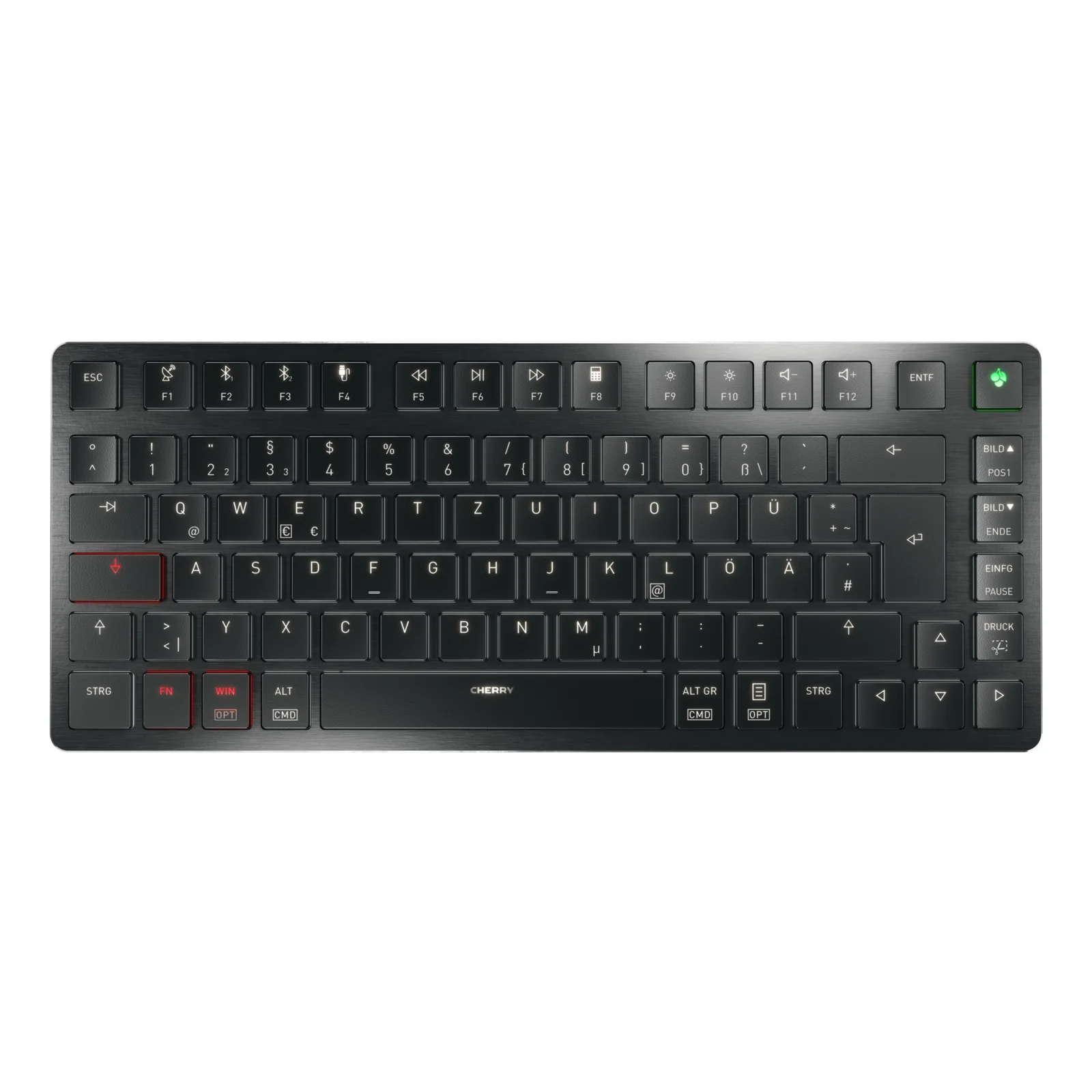 KW X ULP 2.0 MINI clavier maison/bureau USB + RF Wireless + Bluetooth QWERTZ Allemand Noir