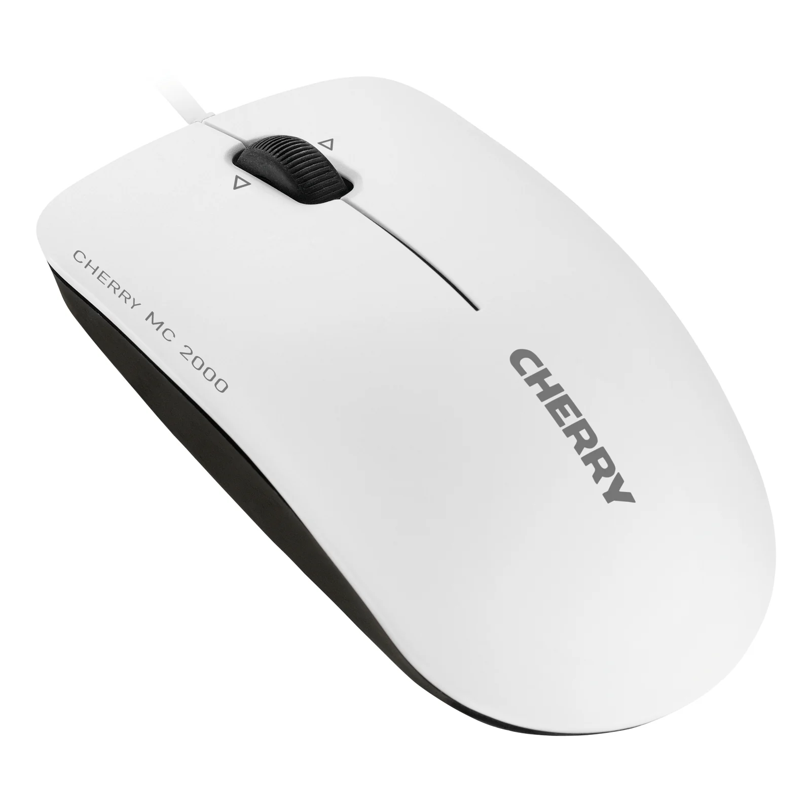 CHERRY MC 2000 Souris filaire, molette multi directionnelle, blanc grisé, USB