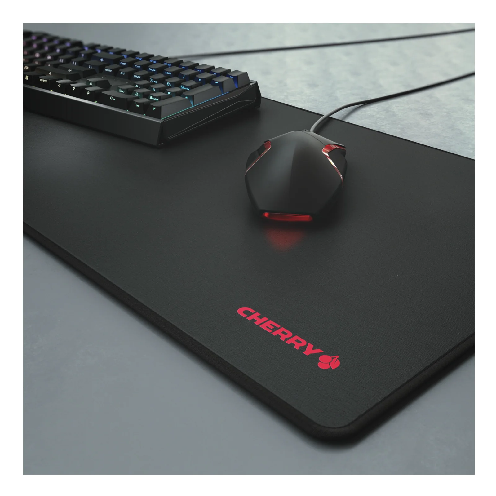 CHERRY MP 2000 Tapis de souris de jeu Noir