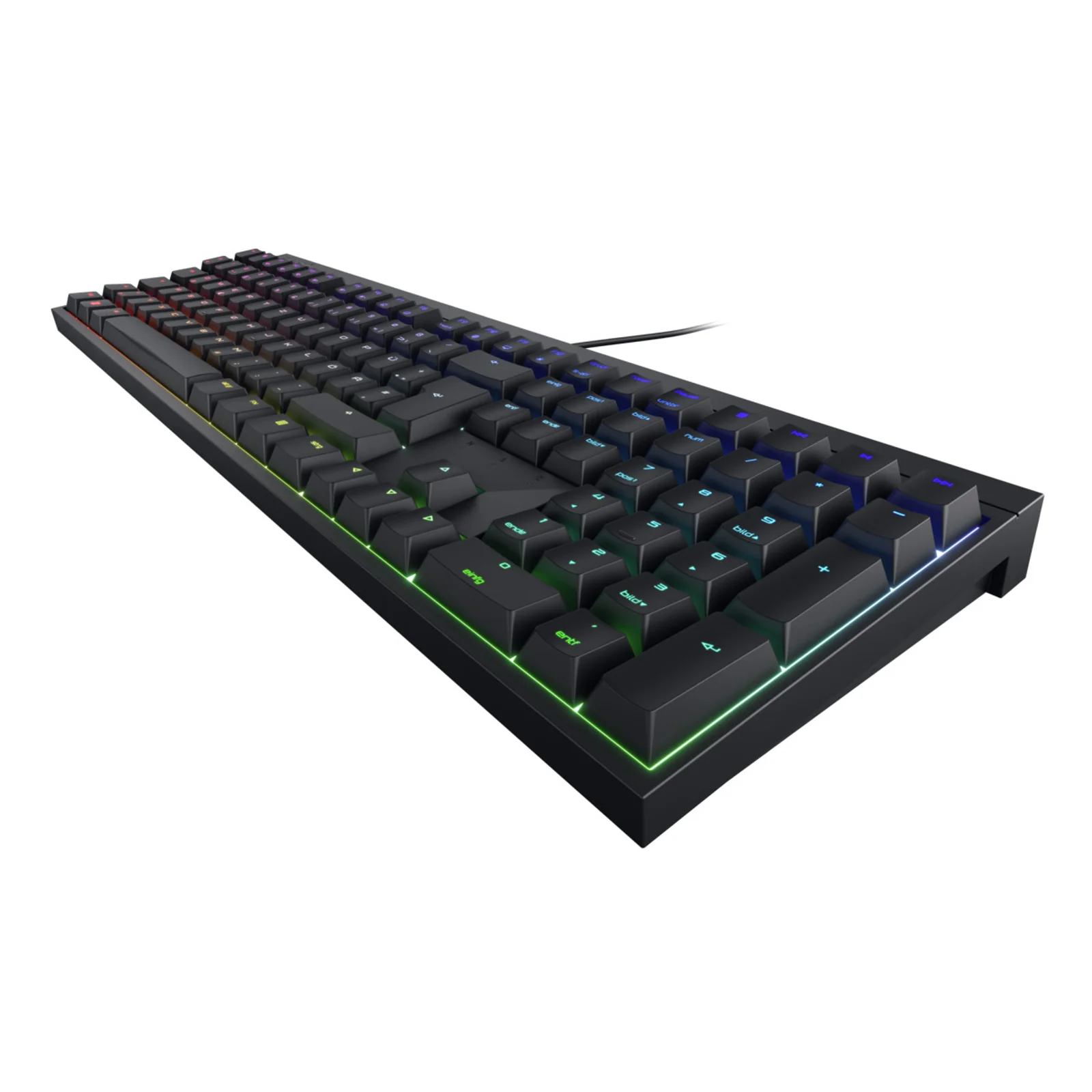 CHERRY MX 2.0S RGB clavier Gaming USB QWERTZ Allemand Noir