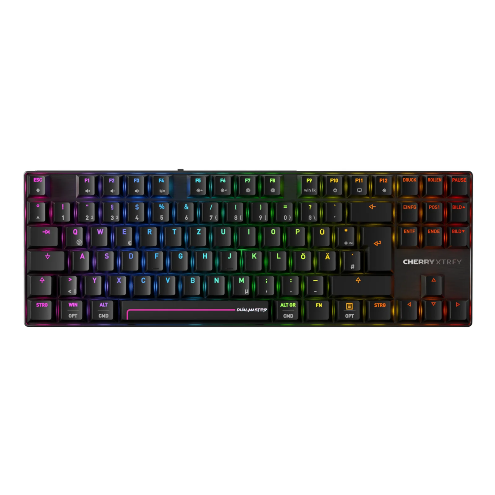MX 8.2 Pro TMR Wireless clavier Gaming USB + RF Wireless + Bluetooth QWERTZ Allemand Noir