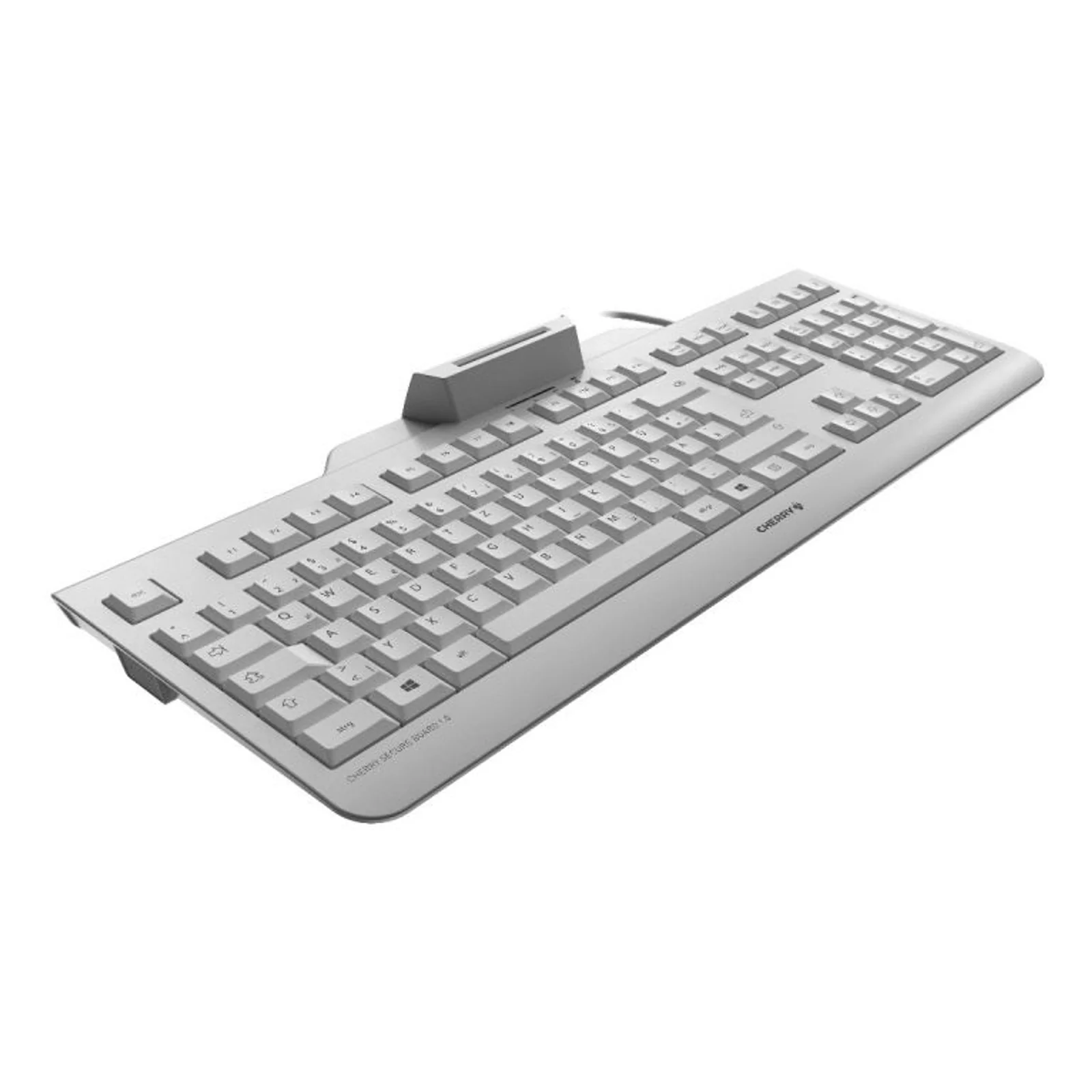 CHERRY SECURE BOARD 1.0 WHT/GREY clavier Bureau USB QWERTY Anglais britannique Gris