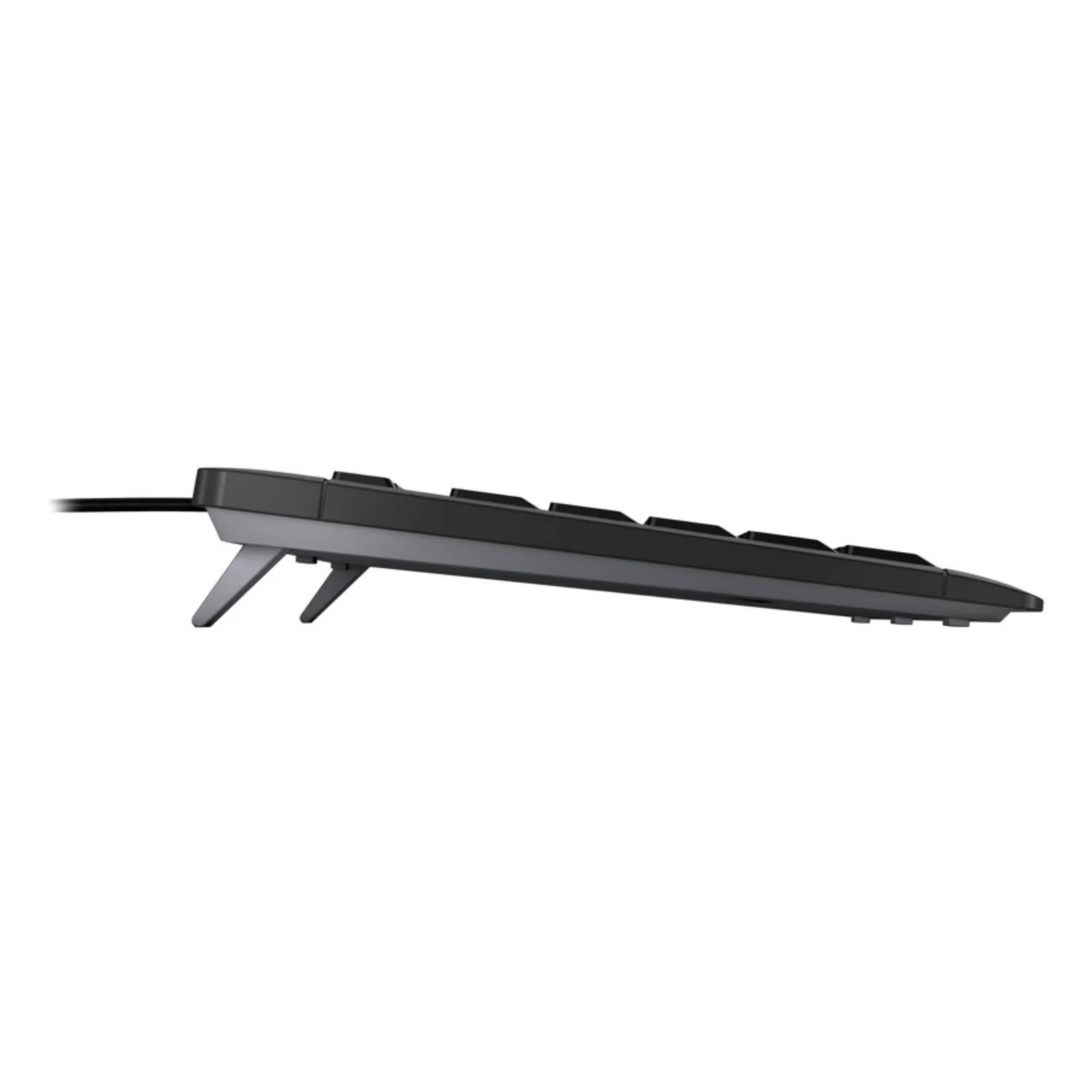 CHERRY STREAM clavier maison/bureau USB QWERTY Portuguais Noir, Gris