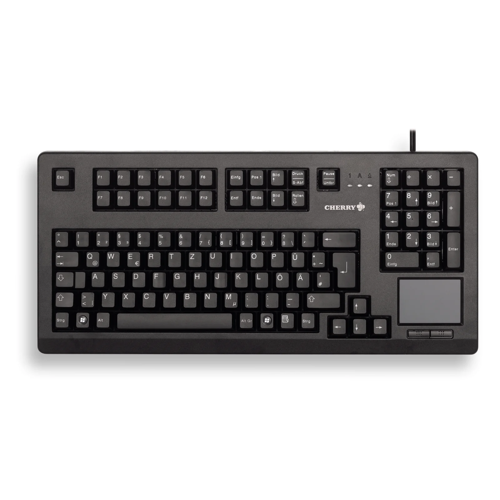 TouchBoard G80-11900 clavier Universel USB QWERTZ Allemand Noir