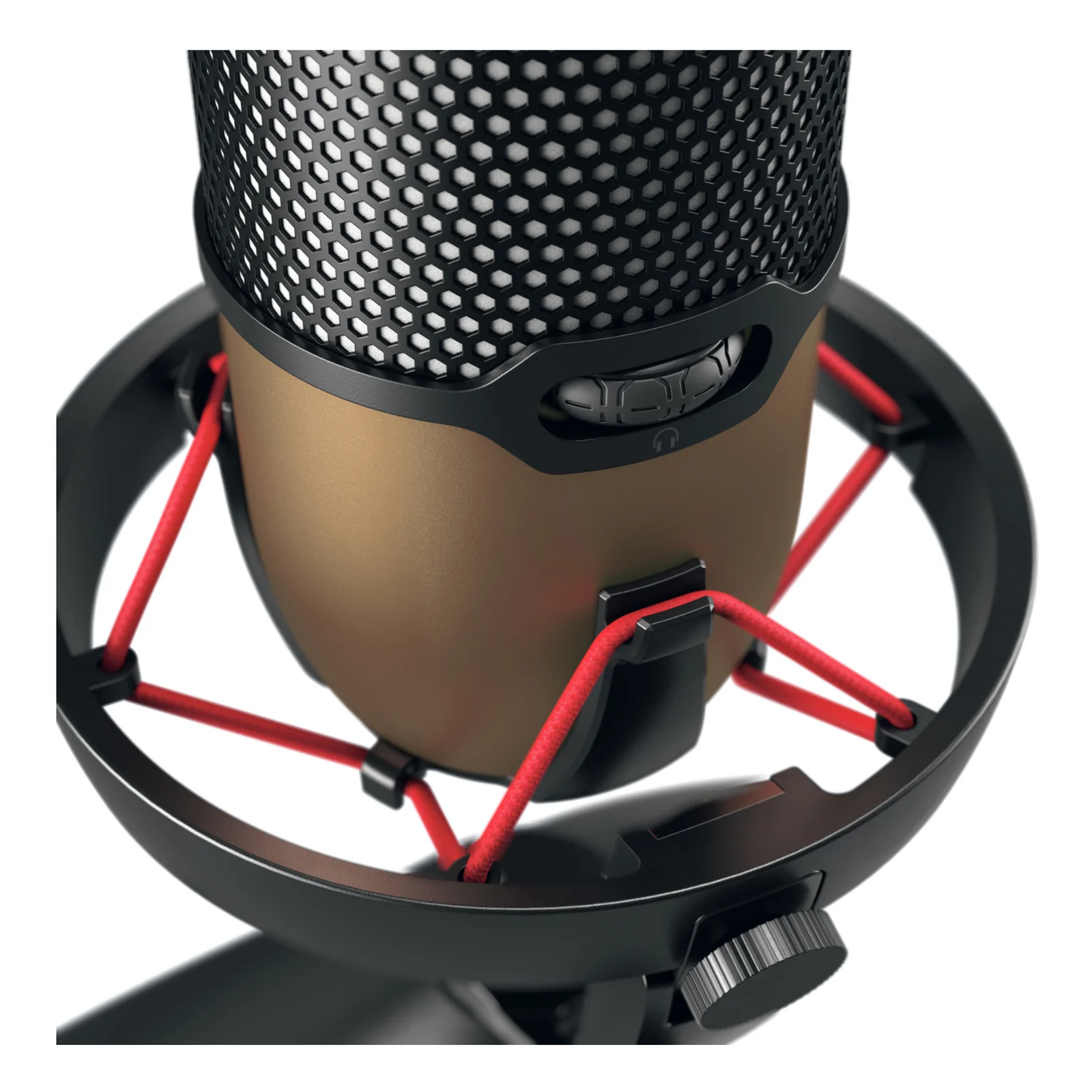 CHERRY UM 9.0 PRO RGB Noir, Cuivre Microphone de table