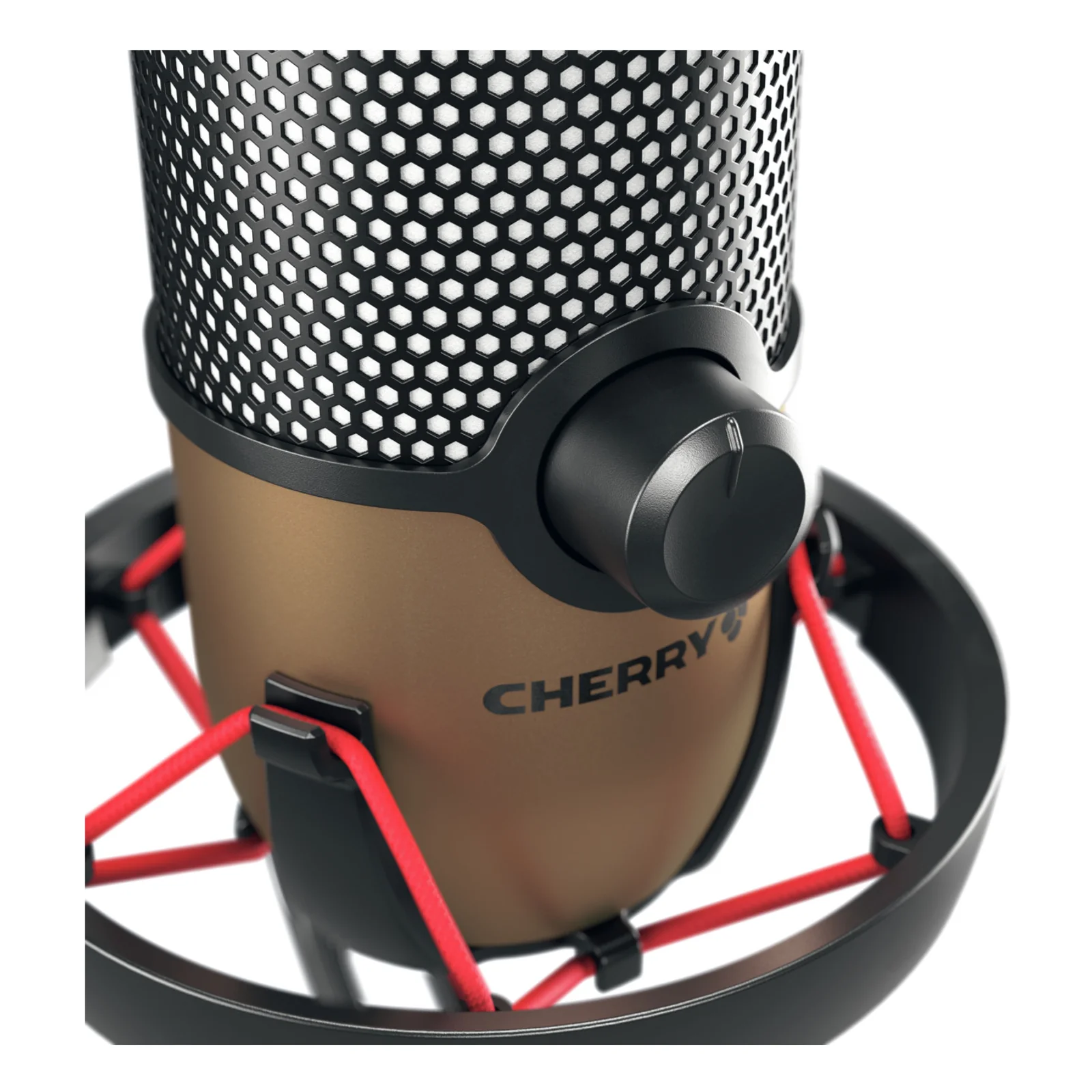 CHERRY UM 9.0 PRO RGB Noir, Cuivre Microphone de table