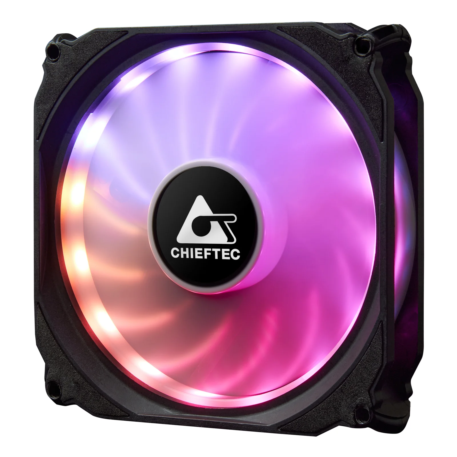 Chieftec CF-3012-RGB système de refroidissement d’ordinateur Boitier PC Ventilateur 12 cm Noir
