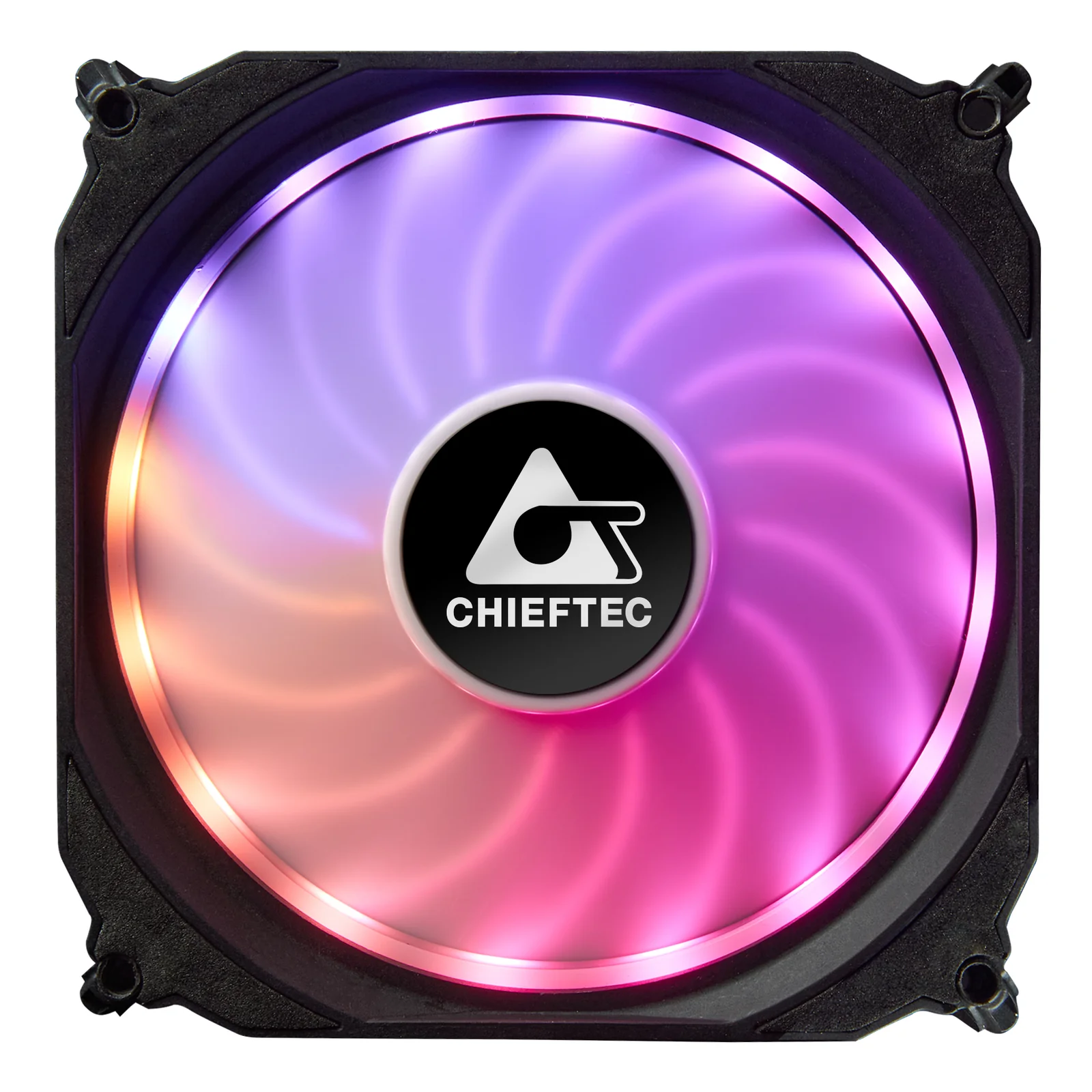 Chieftec CF-3012-RGB système de refroidissement d’ordinateur Boitier PC Ventilateur 12 cm Noir
