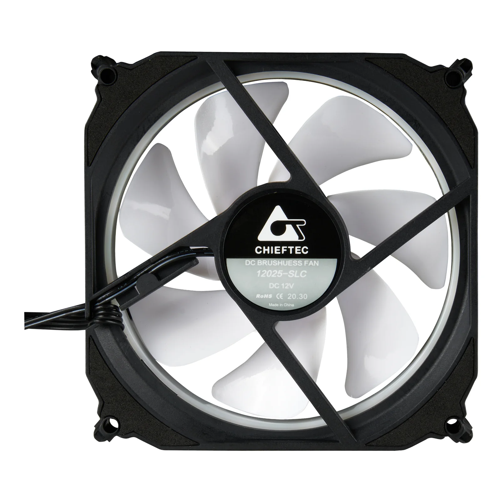 Chieftec CF-3012-RGB système de refroidissement d’ordinateur Boitier PC Ventilateur 12 cm Noir
