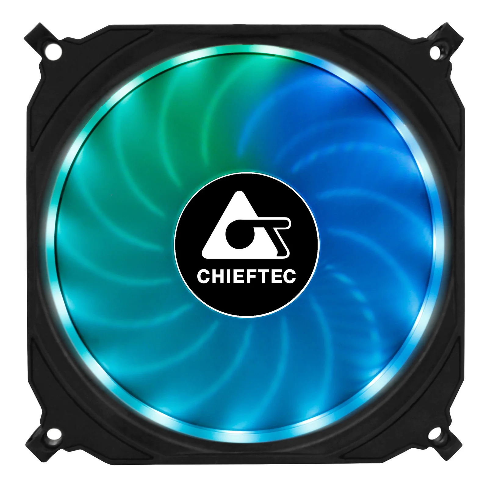 Chieftec CF-3012-RGB système de refroidissement d’ordinateur Boitier PC Ventilateur 12 cm Noir