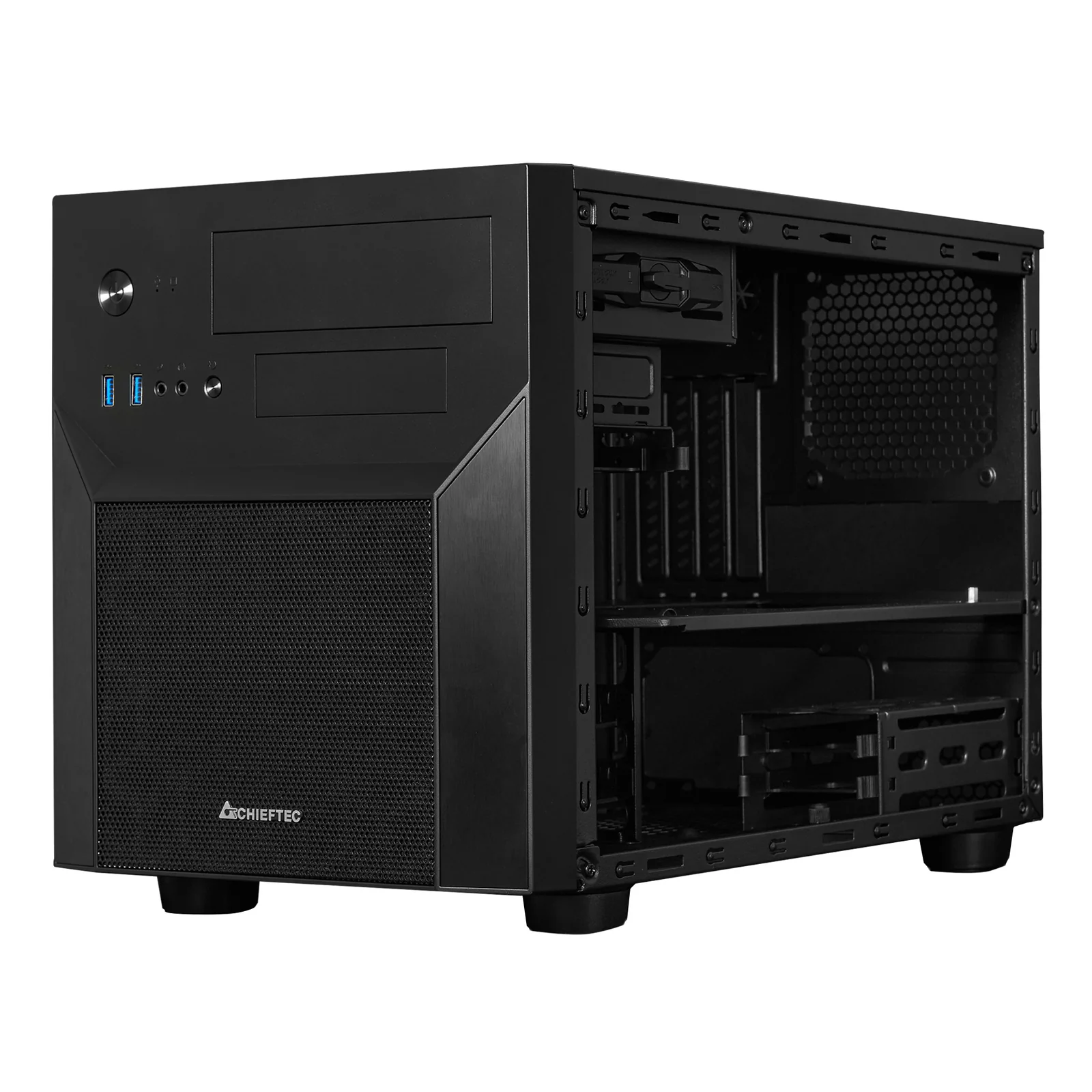 Chieftec CI-02B-OP unité centrale Cube Noir