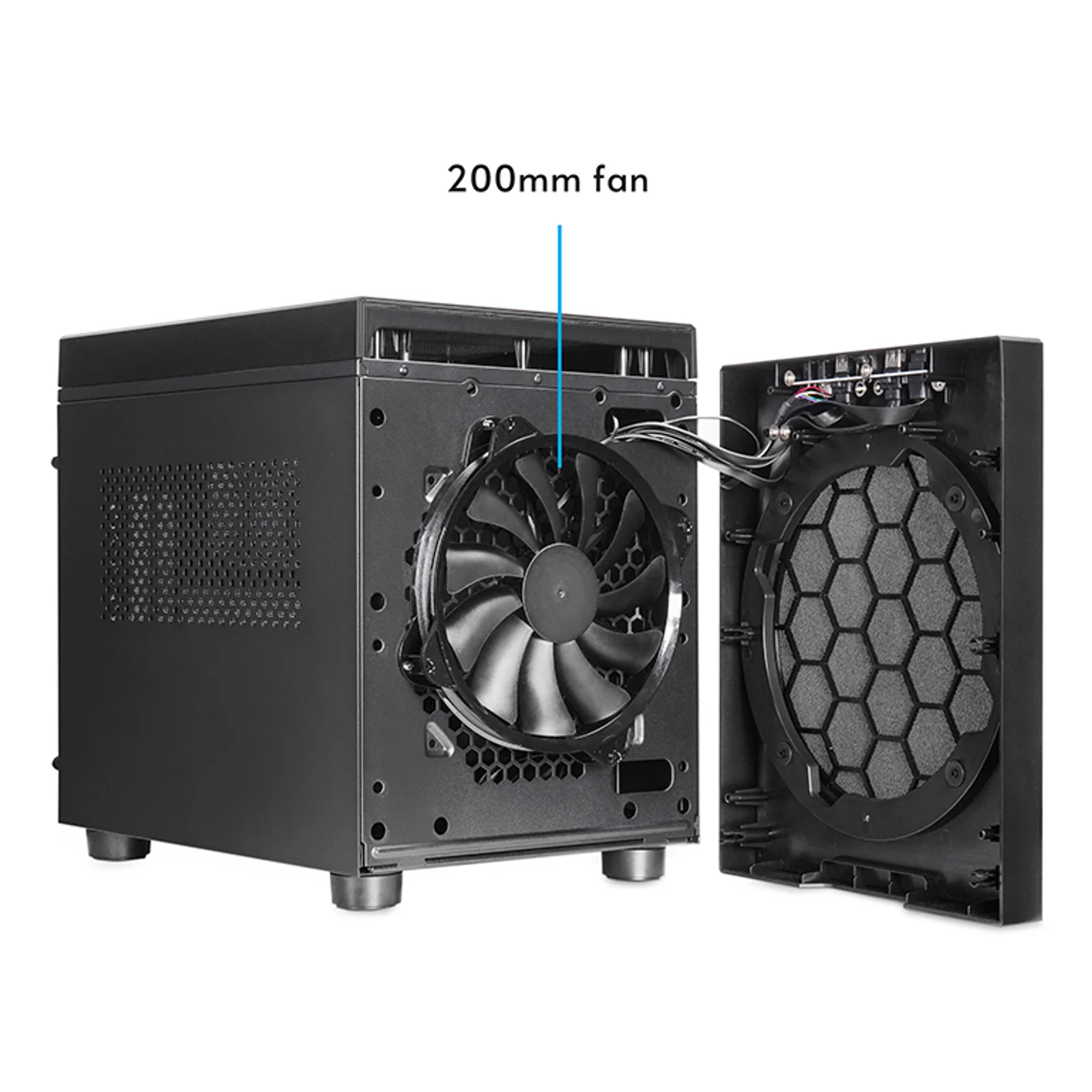 Chieftec CI-03B-OP unité centrale Cube Noir