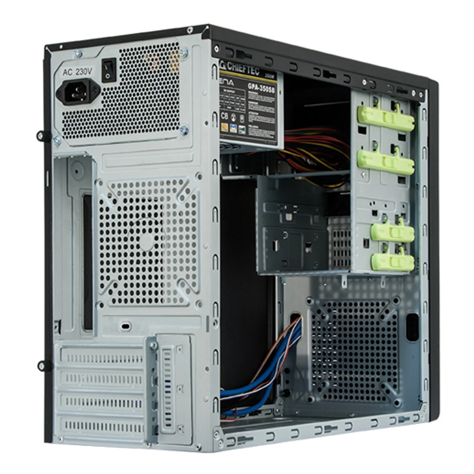 Chieftec XT-01B-350GPB unité centrale Mini Tower Noir 350 W