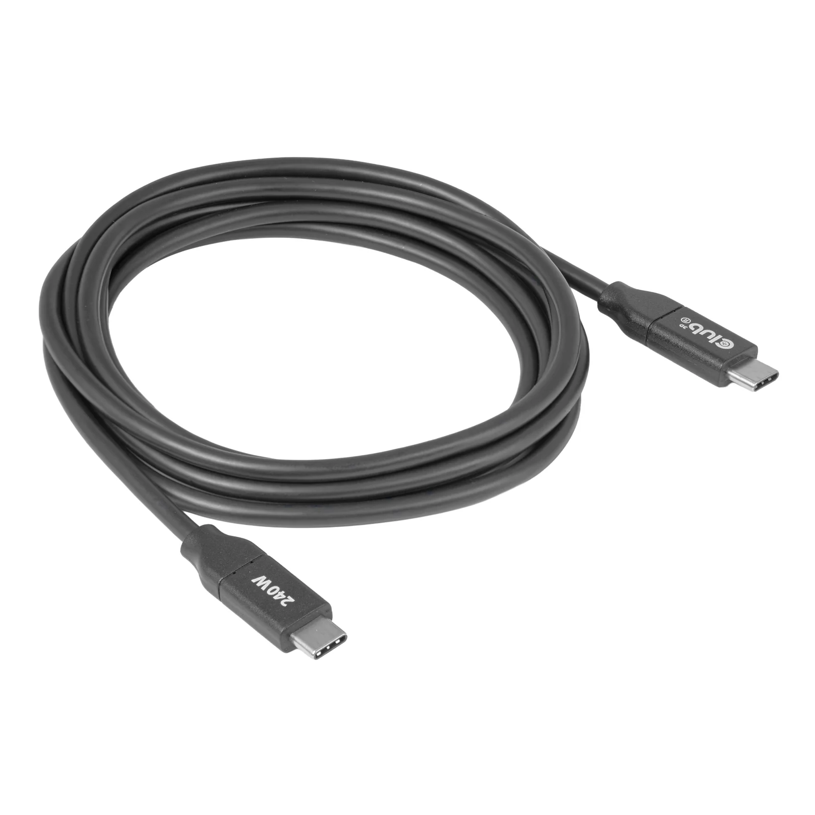CLUB3D Câble USB-C® sécurisé 240 W sans transmission de données, 2 m / 6,56 pi