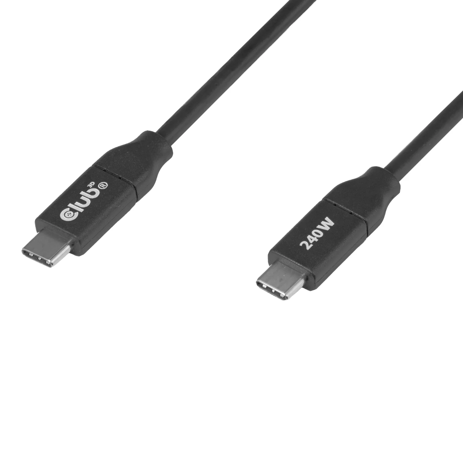 CLUB3D Câble USB-C® sécurisé 240 W sans transmission de données, 2 m / 6,56 pi