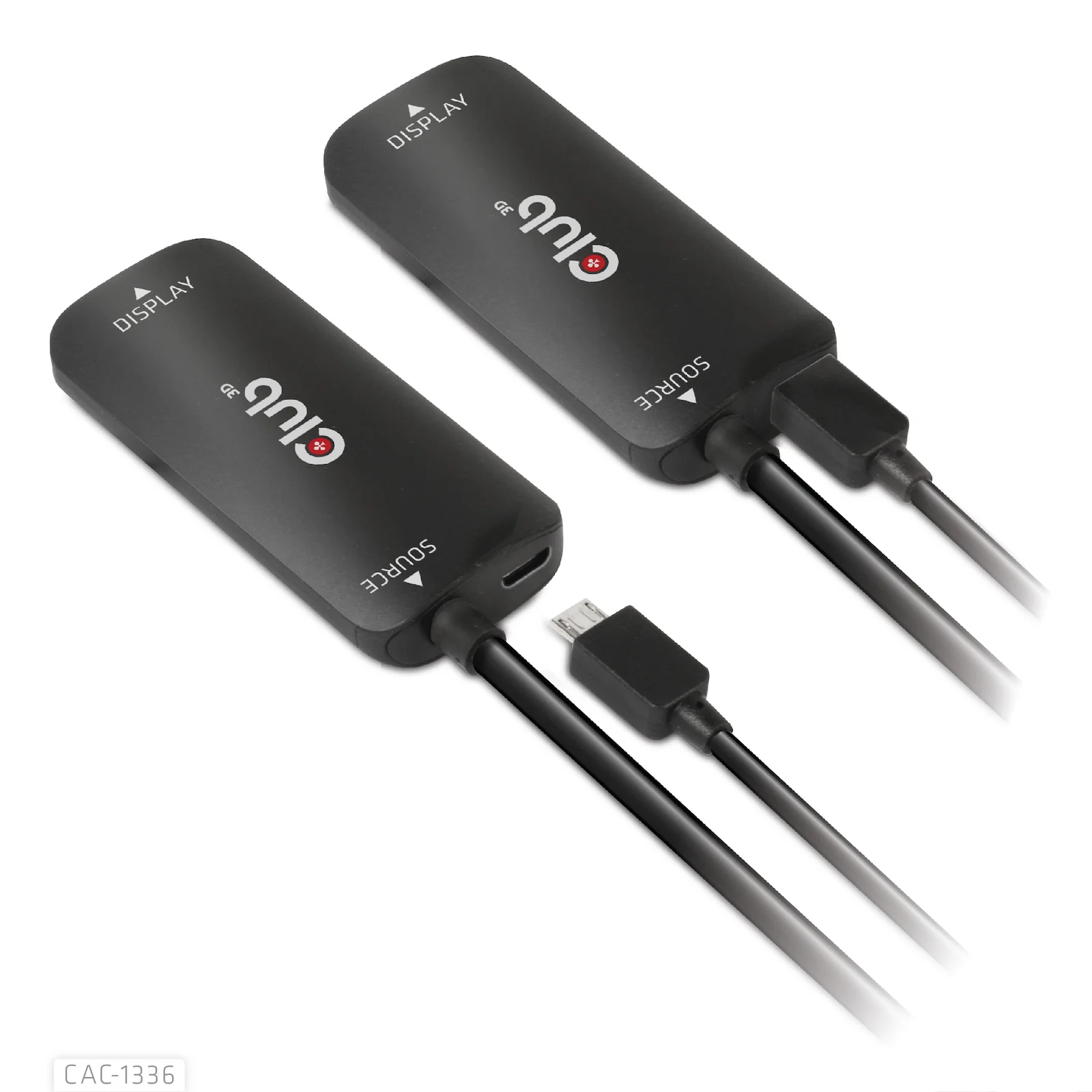 CLUB3D CAC-1336 câble vidéo et adaptateur 1 m HDMI + USB USB Type-C Noir