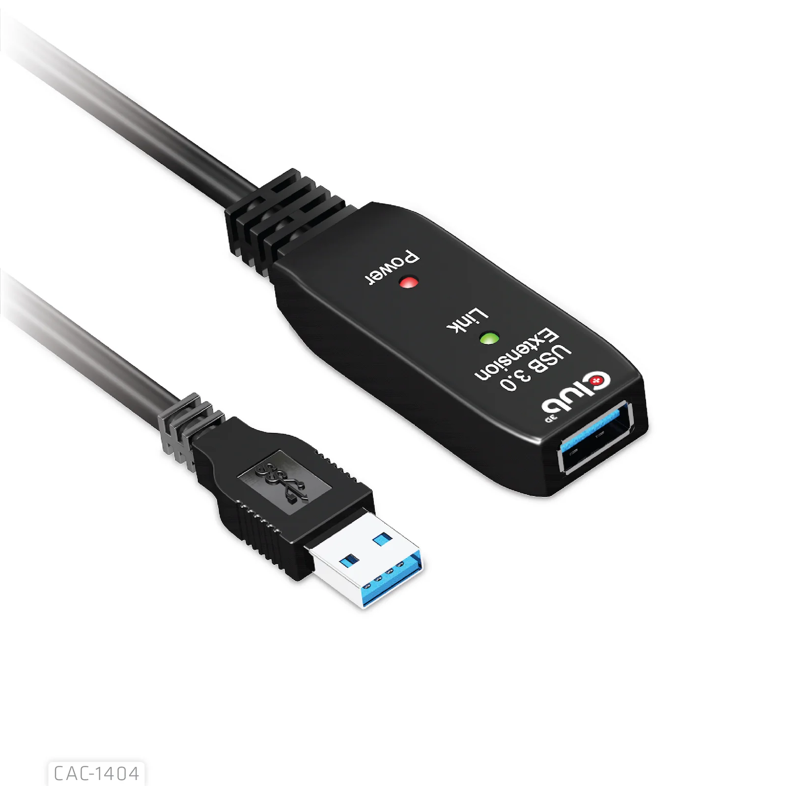 CLUB3D CAC-1404 câble USB USB 3.2 Gen 1 (3.1 Gen 1) 5 m USB A 5 Gbit/s Noir