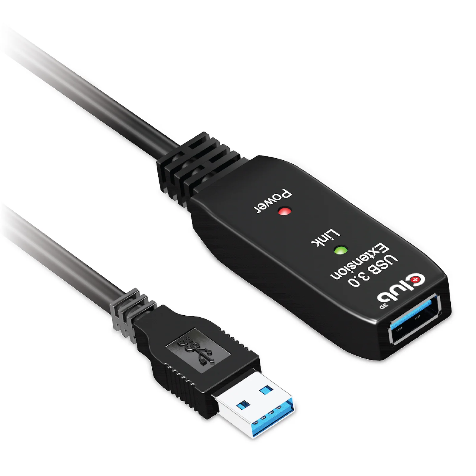 CLUB3D CAC-1404 câble USB USB 3.2 Gen 1 (3.1 Gen 1) 5 m USB A 5 Gbit/s Noir