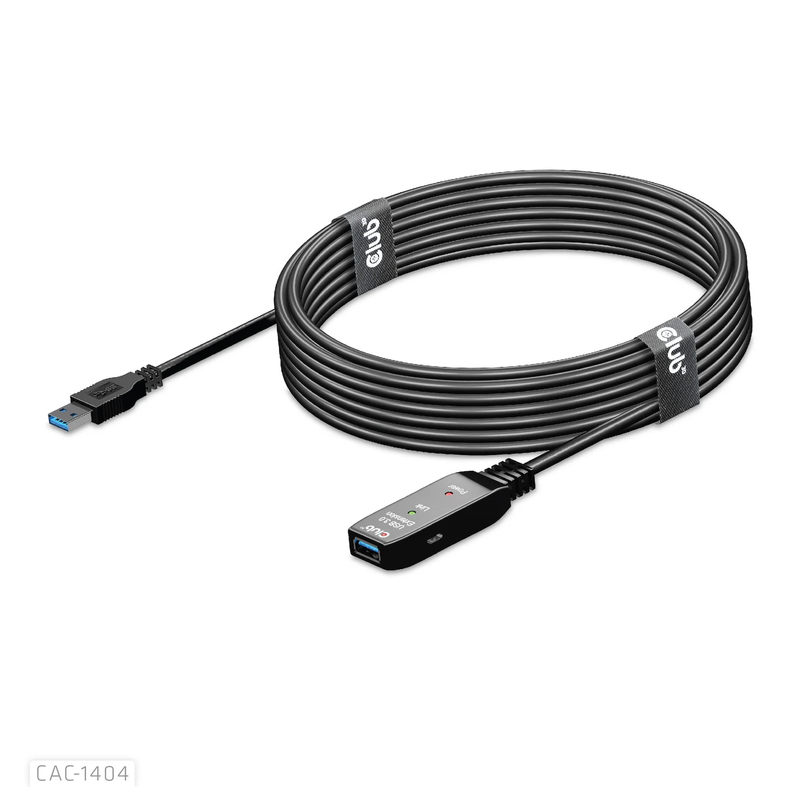 CLUB3D CAC-1404 câble USB USB 3.2 Gen 1 (3.1 Gen 1) 5 m USB A 5 Gbit/s Noir