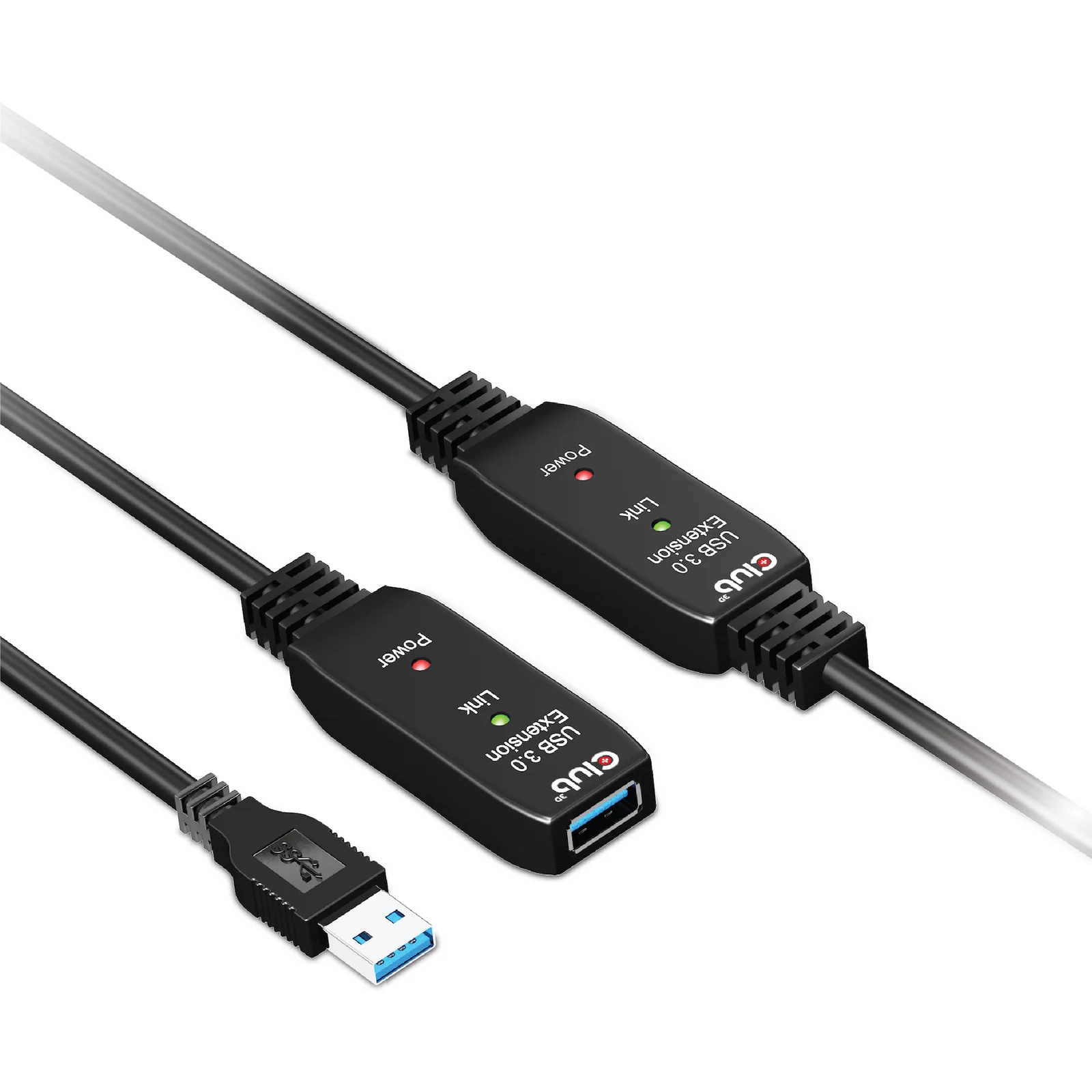 CLUB3D CAC-1406 câble USB USB 3.2 Gen 1 (3.1 Gen 1) 15 m USB A 5 Gbit/s Noir