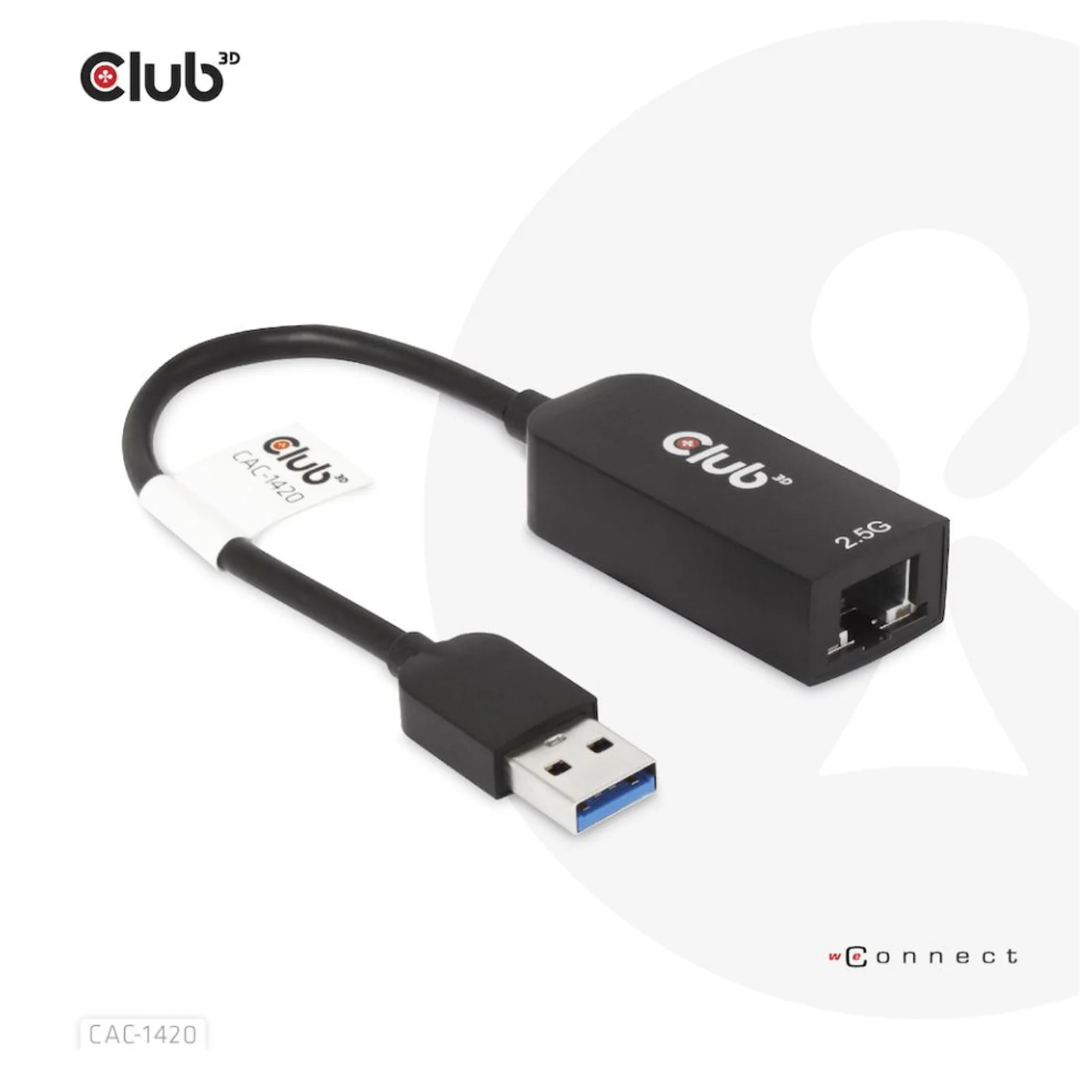 CLUB3D CAC-1420 carte réseau Ethernet 2500 Mbit/s
