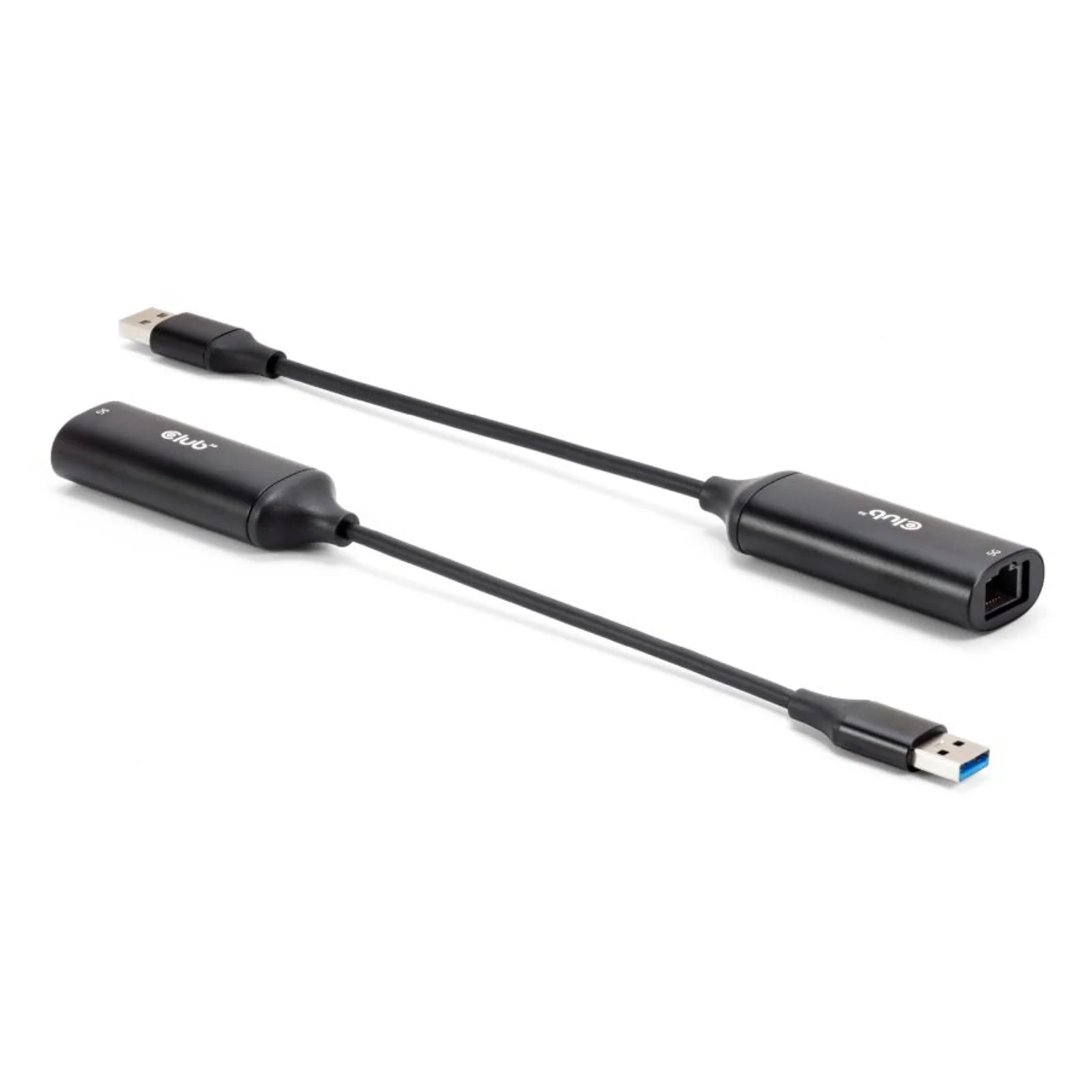 CLUB3D CAC-1421 changeur de genre de câble USB Type-A RJ45 Noir