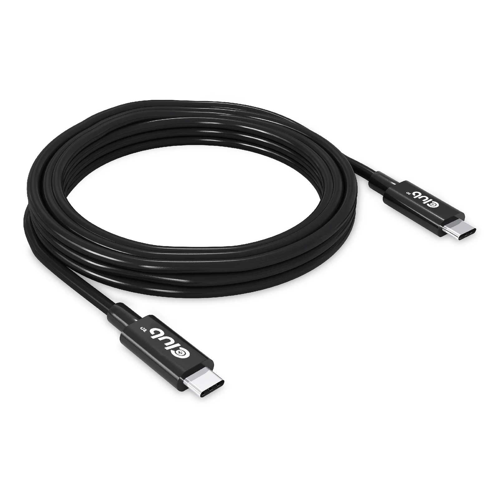 CLUB3D CAC-1579 câble USB USB4 Gen 3x2 3 m USB C 40 Gbit/s 240 W Noir