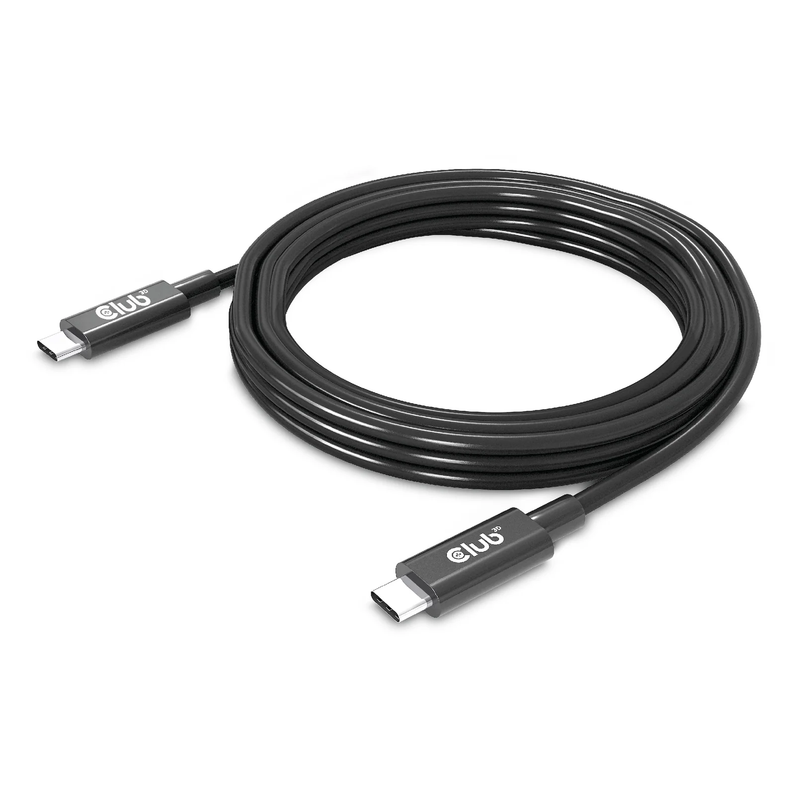 CLUB3D CAC-1579 câble USB USB4 Gen 3x2 3 m USB C 40 Gbit/s 240 W Noir