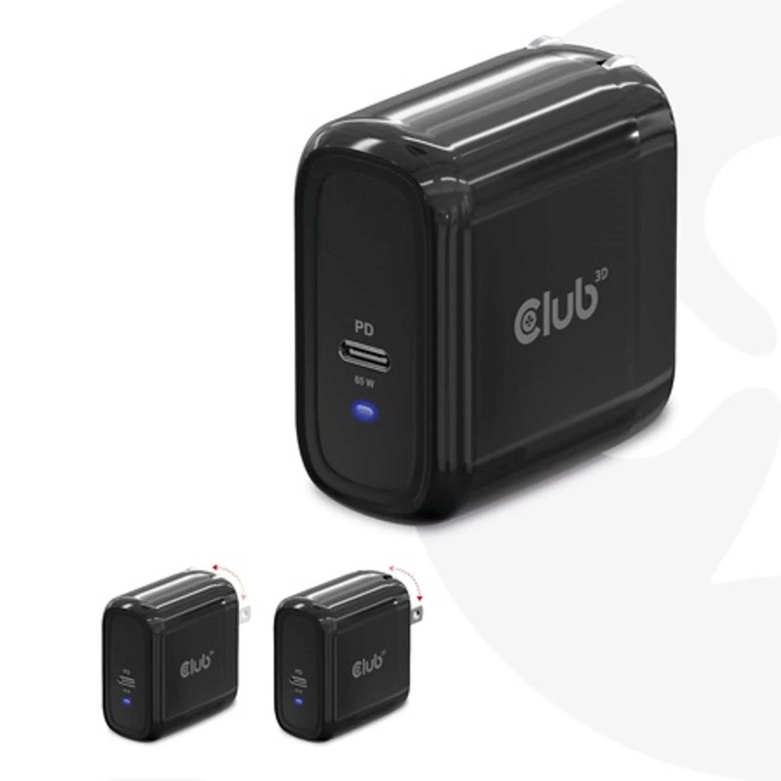 CLUB3D CAC-1905 chargeur d'appareils mobiles Universel Noir Secteur Intérieure