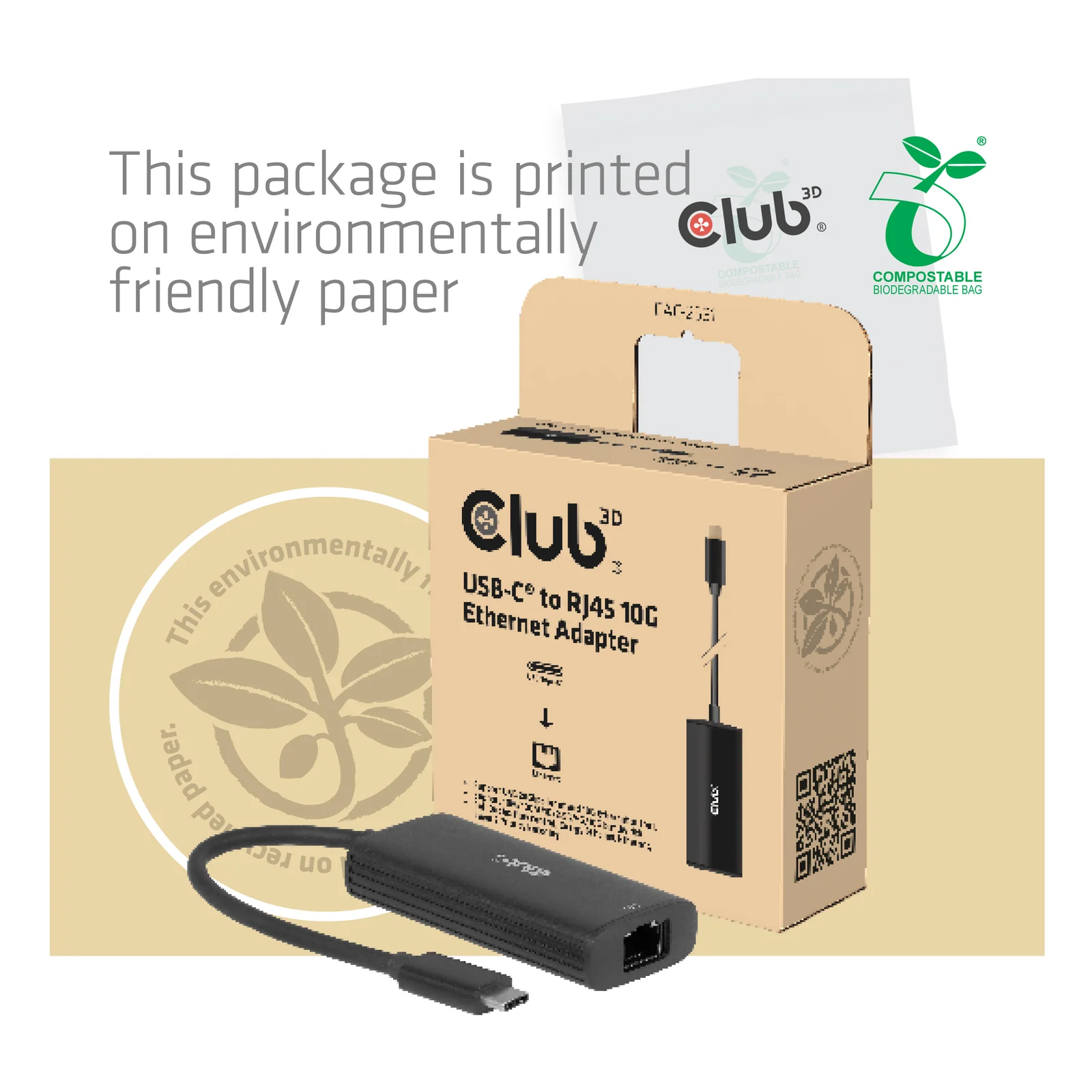 CLUB3D CAC-2531 station d'accueil Avec fil USB 3.2 Gen 1 (3.1 Gen 1) Type-C Noir