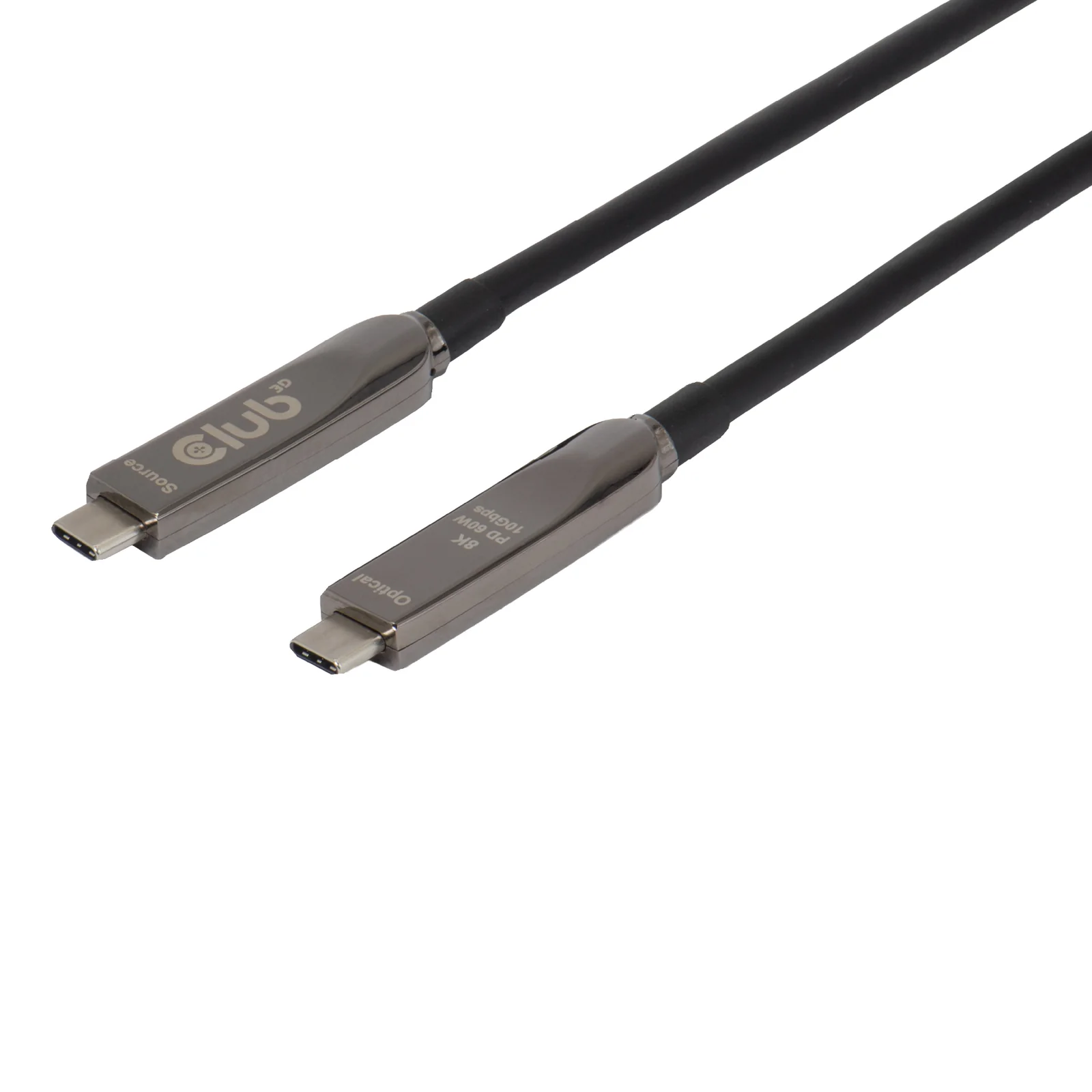 CLUB3D CAC-2580 câble USB 15 m USB C 10 Gbit/s 60 W Noir